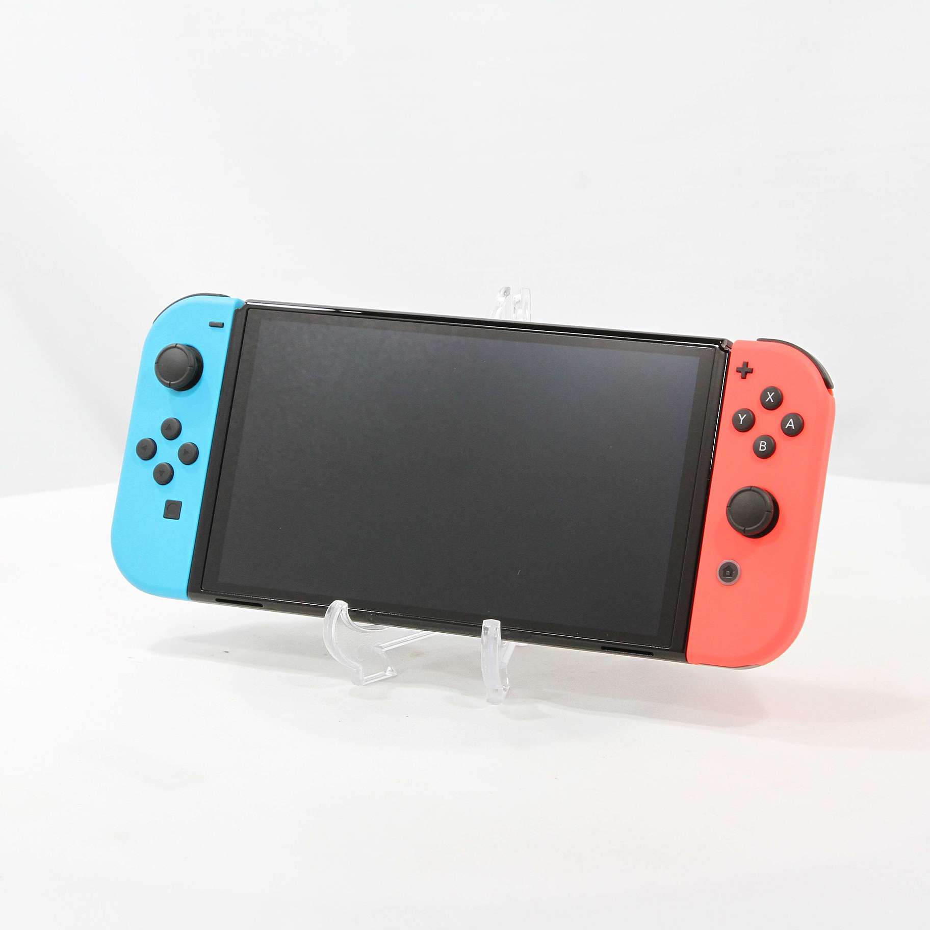 中古品〕 Nintendo Switch 有機ELモデル Joy-Con(L) ネオンブルー／(R 