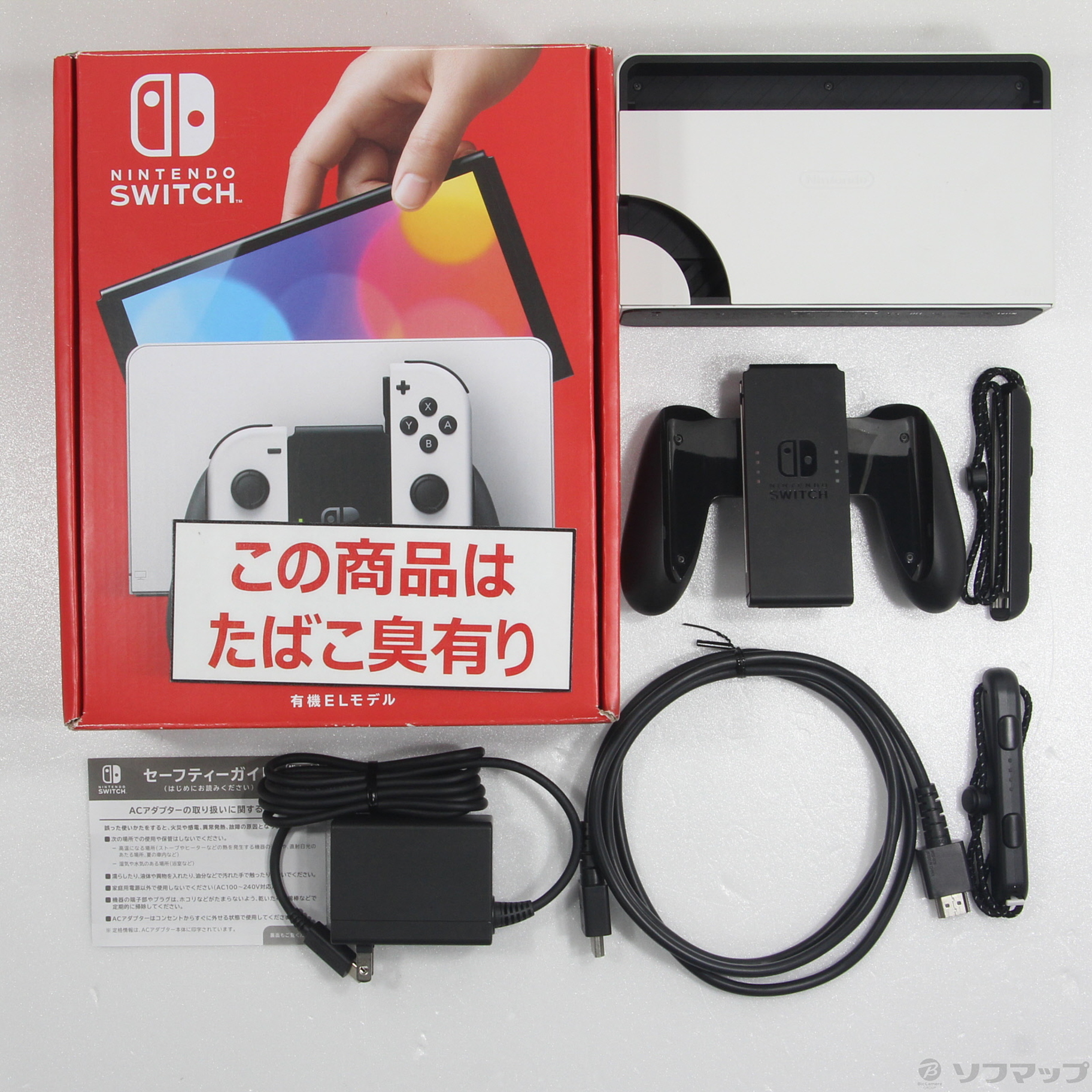 中古品〕 Nintendo Switch 有機ELモデル Joy-Con(L)／(R) ホワイト｜の 