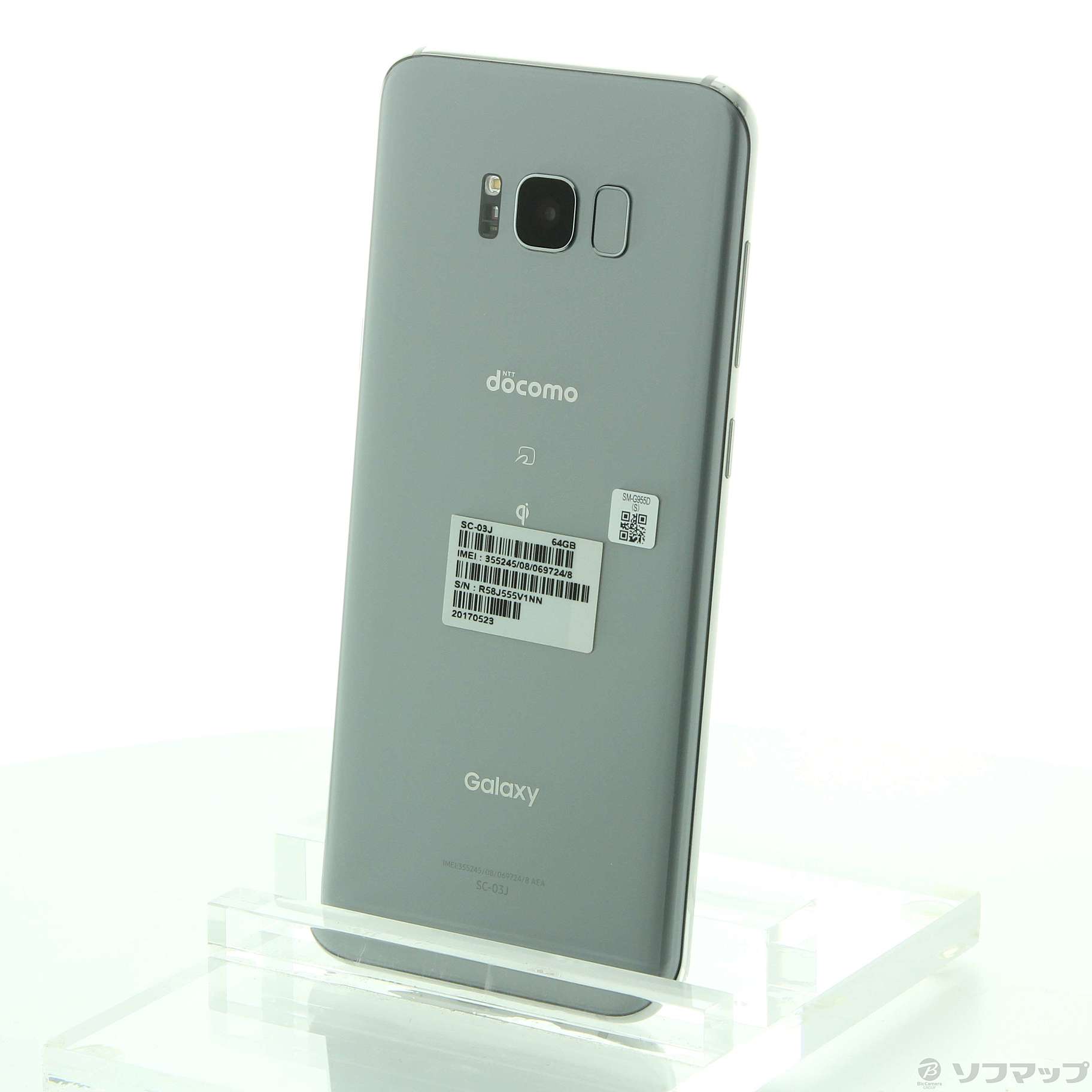 GALAXY S8+ 64GB アークティックシルバー SC-03J docomoロック解除SIMフリー