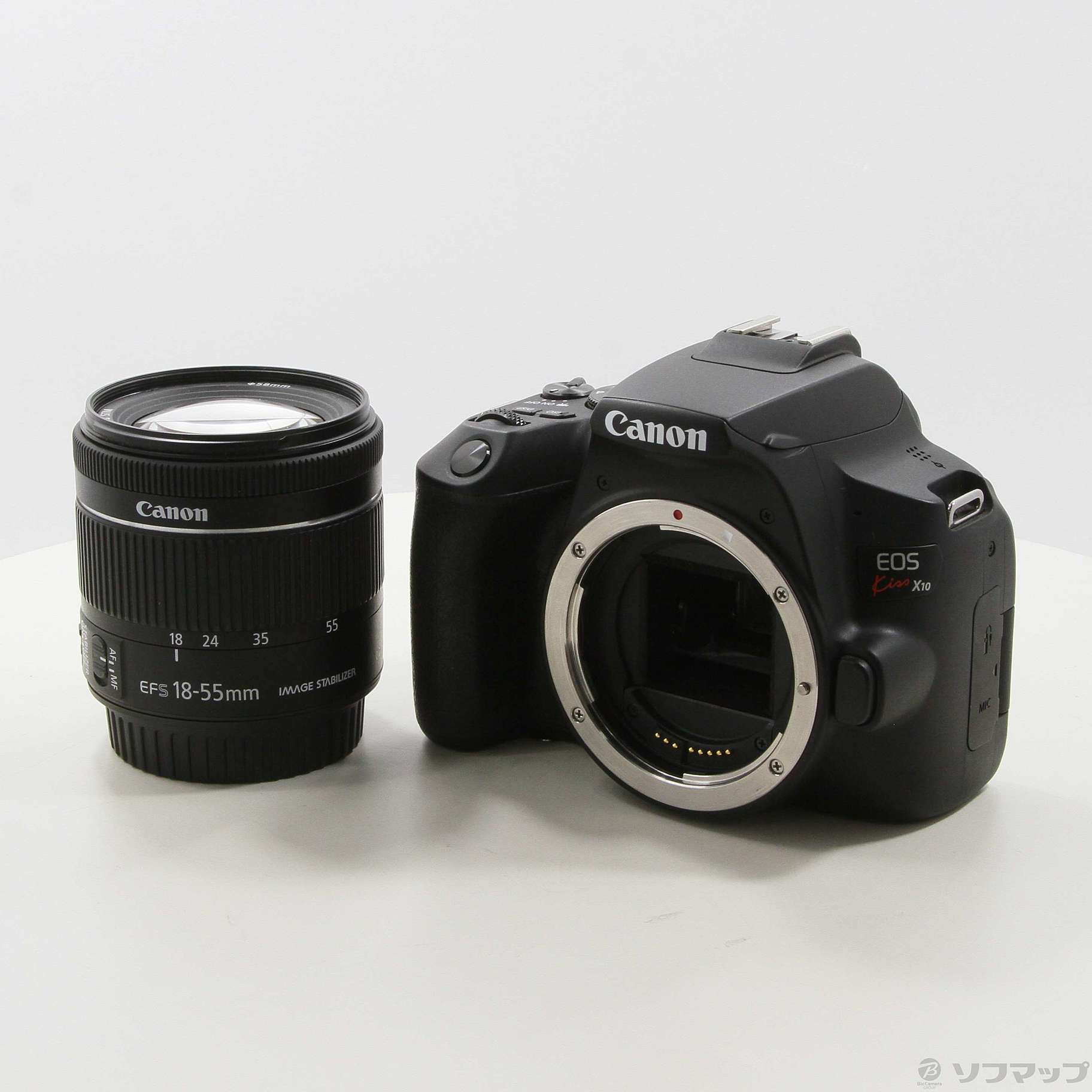 〔展示品〕 EOS Kiss X10 EF-S18-55 IS STM レンズキット ブラック