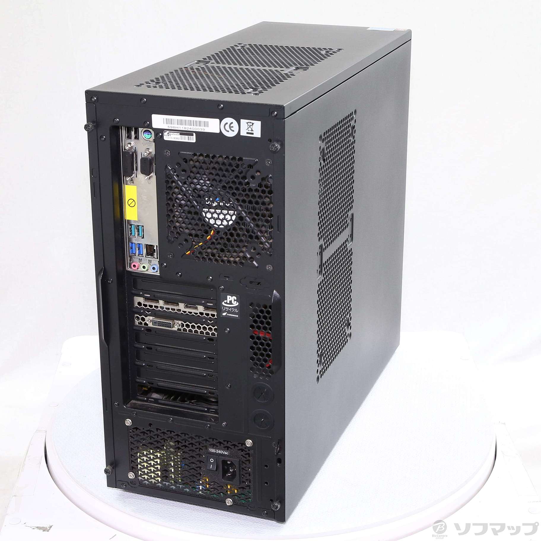 中古】ショップブランドPC 〔Windows 10〕 ［Core-i7-8700 (3.2GHz)／32GB／SSD512GB／GeForce GTX  1060(6GB)／］ [2133055866203] - 法人専用リコレ！|ソフマップの法人専用中古通販サイト