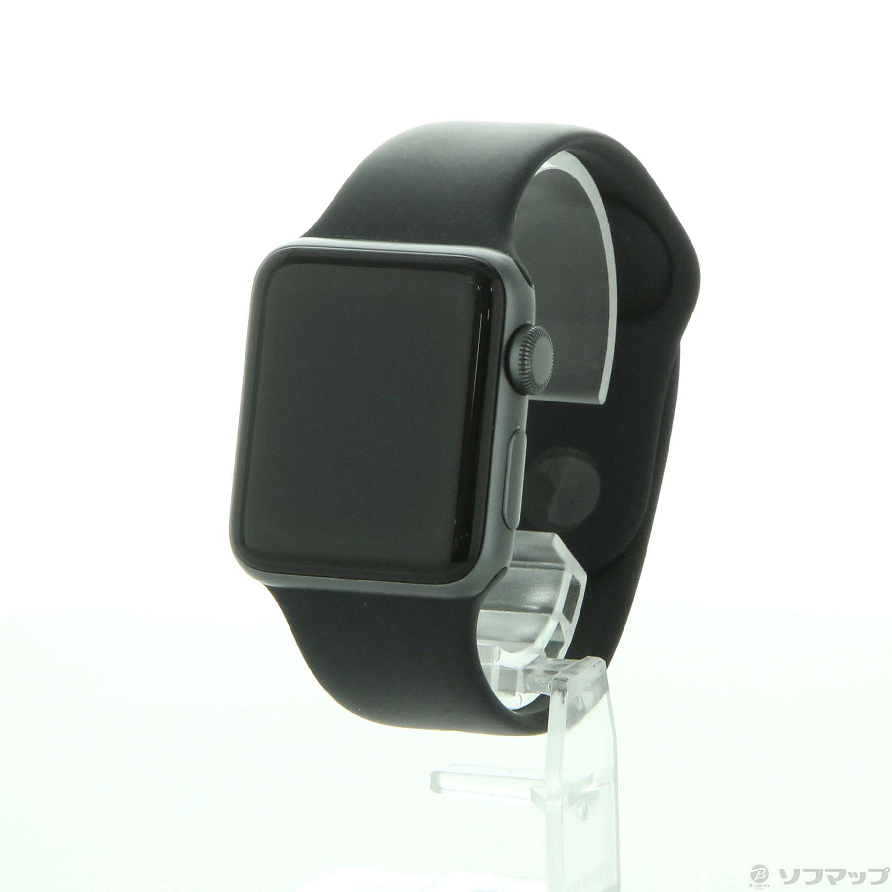 中古】Apple Watch Series 3 GPS 38mm スペースグレイアルミニウムケース ブラックスポーツバンド  [2133055866739] - リコレ！|ビックカメラグループ ソフマップの中古通販サイト