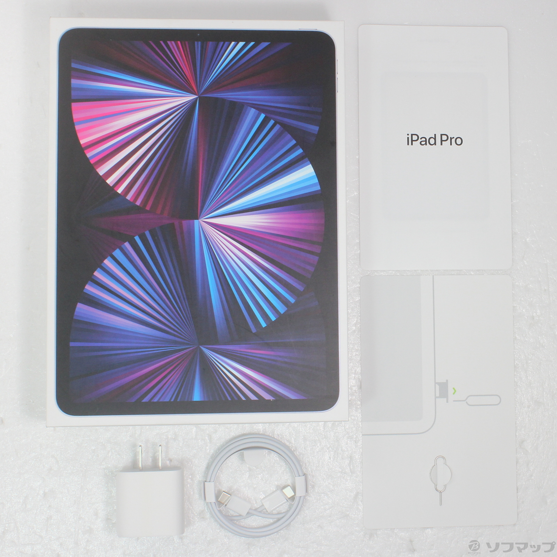 中古】iPad Pro 11インチ 第3世代 128GB シルバー MHW63J／A SIMフリー