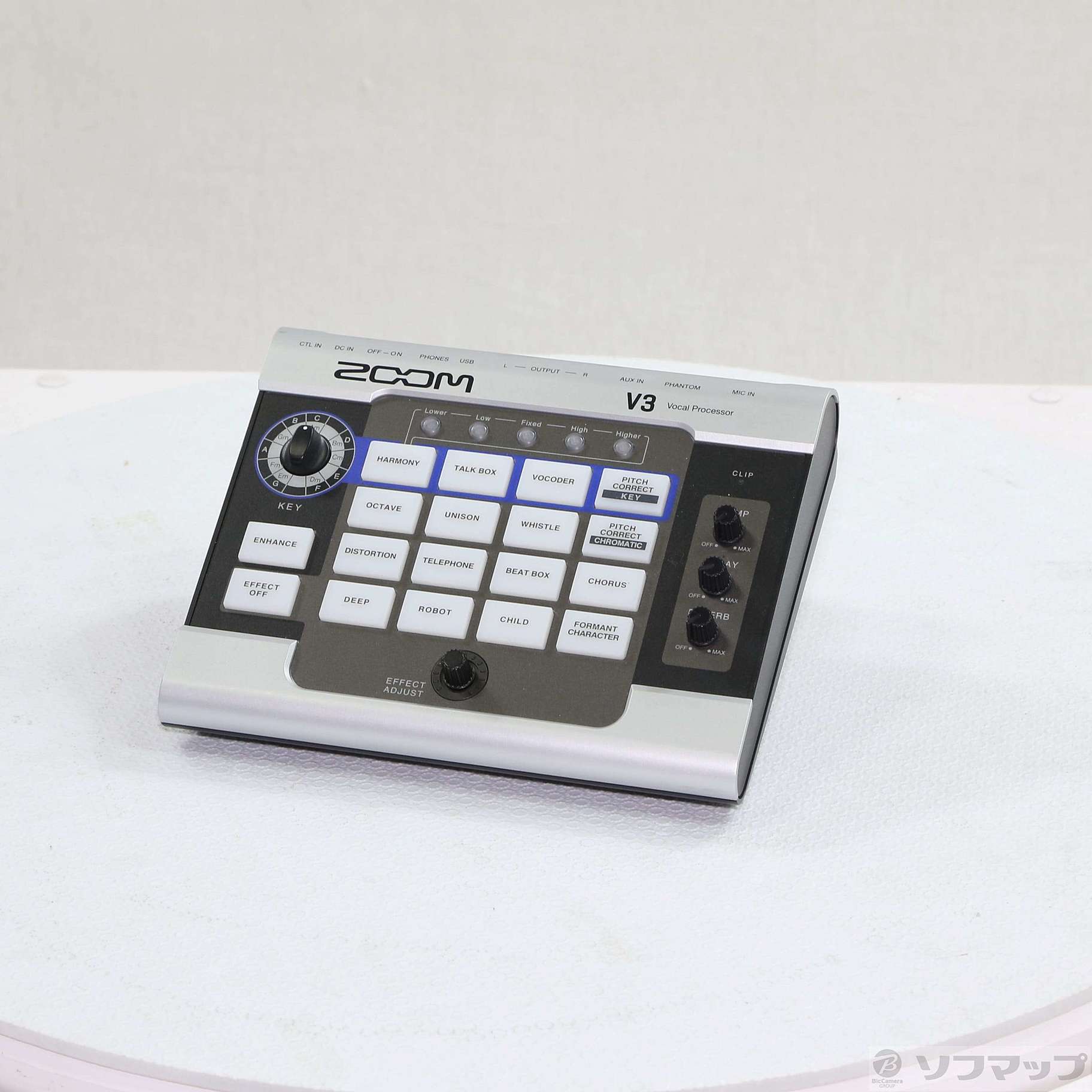 【中古】ZOOM V3 Vocal Processor 本体 中古】V3 Vocal Processor [2133055893865] - リコレ