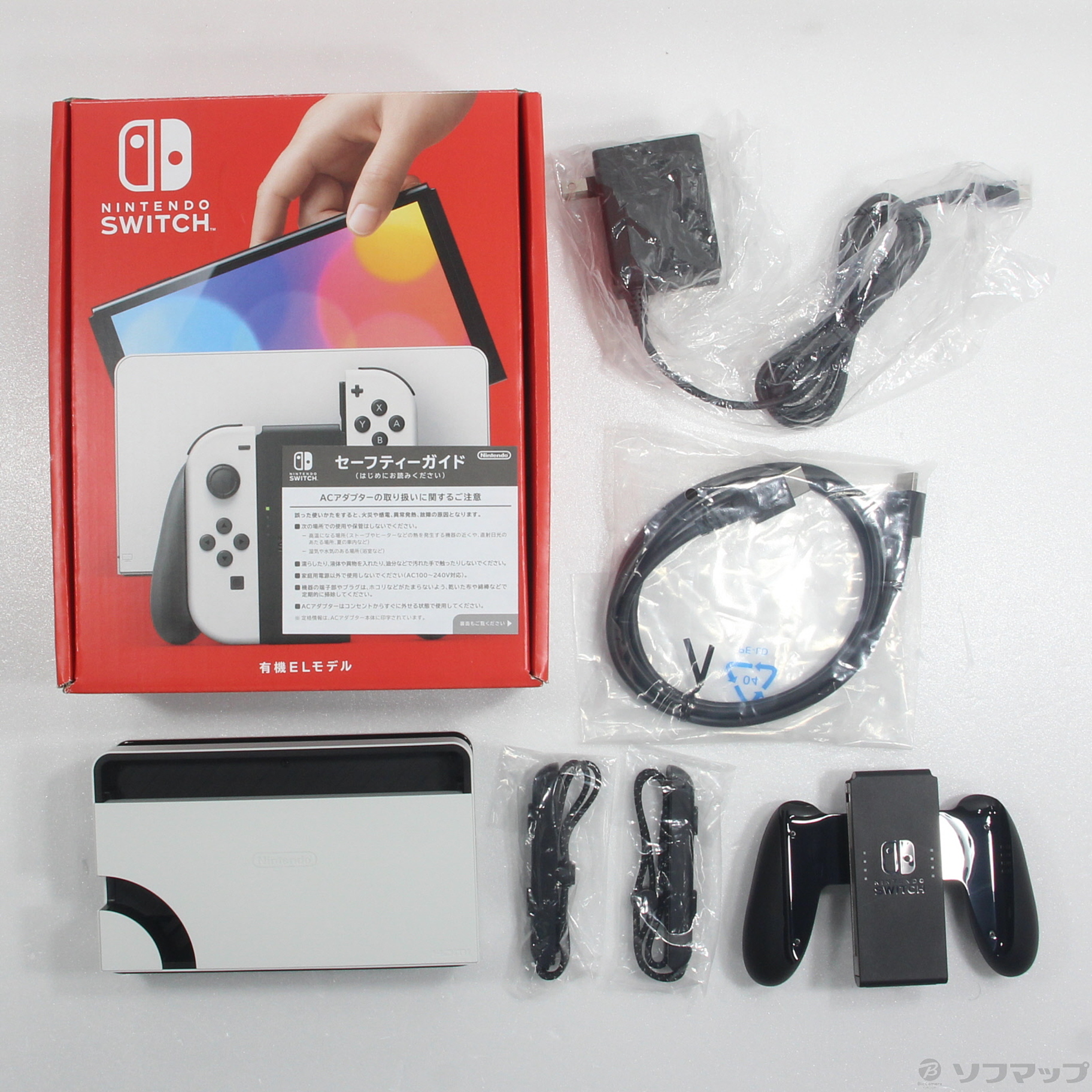 中古品〕 Nintendo Switch 有機ELモデル Joy-Con(L)／(R) ホワイト｜の ...