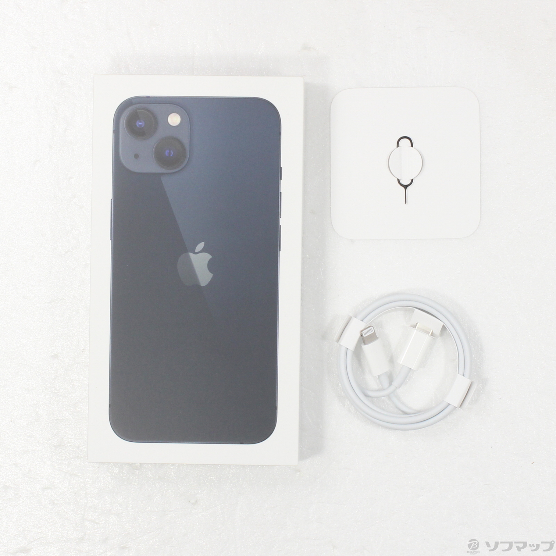 中古】セール対象品 iPhone13 128GB ミッドナイト MLNC3J／A SIMフリー 