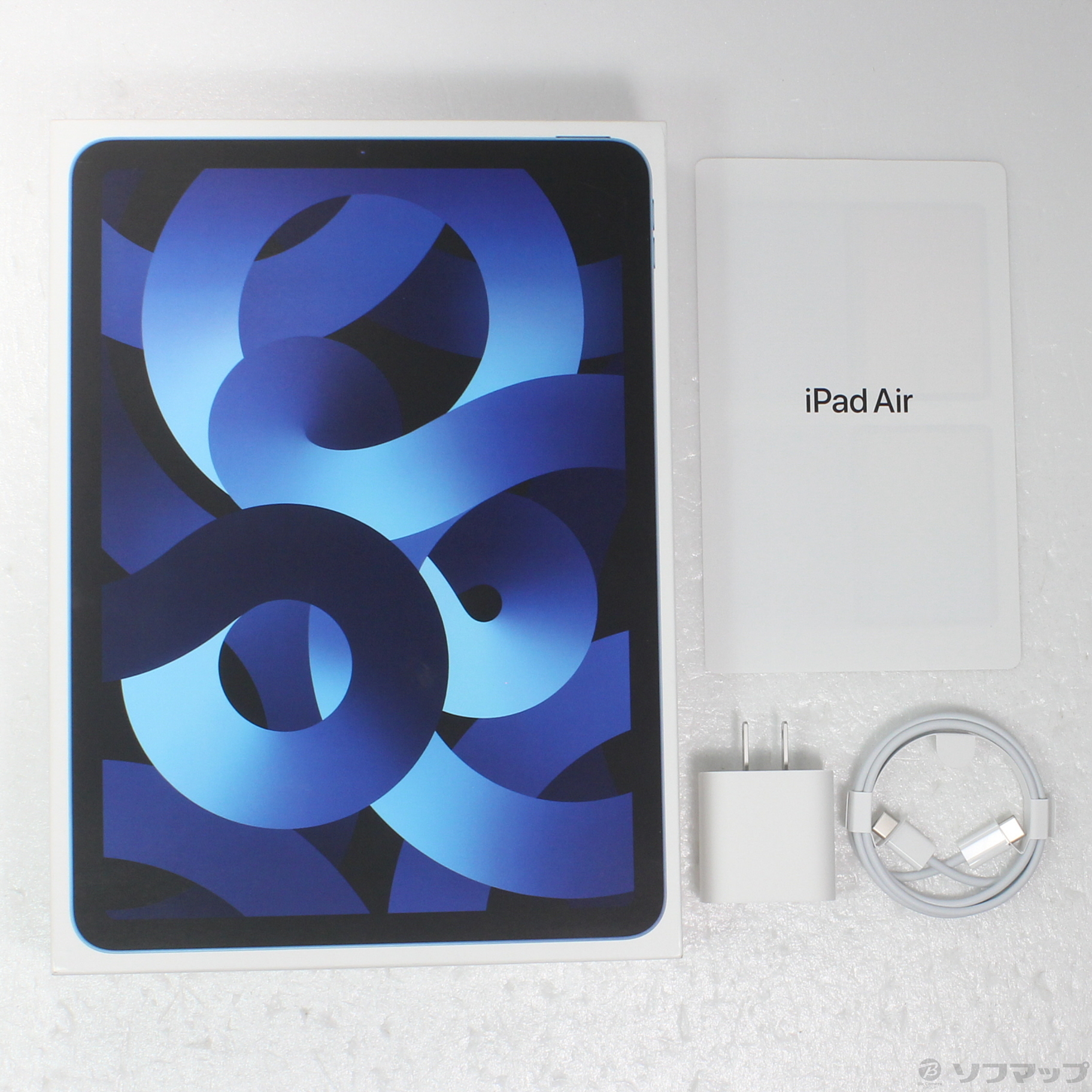 中古】iPad Air 第5世代 64GB ブルー MM9E3J／A Wi-Fi ［10.9インチ 