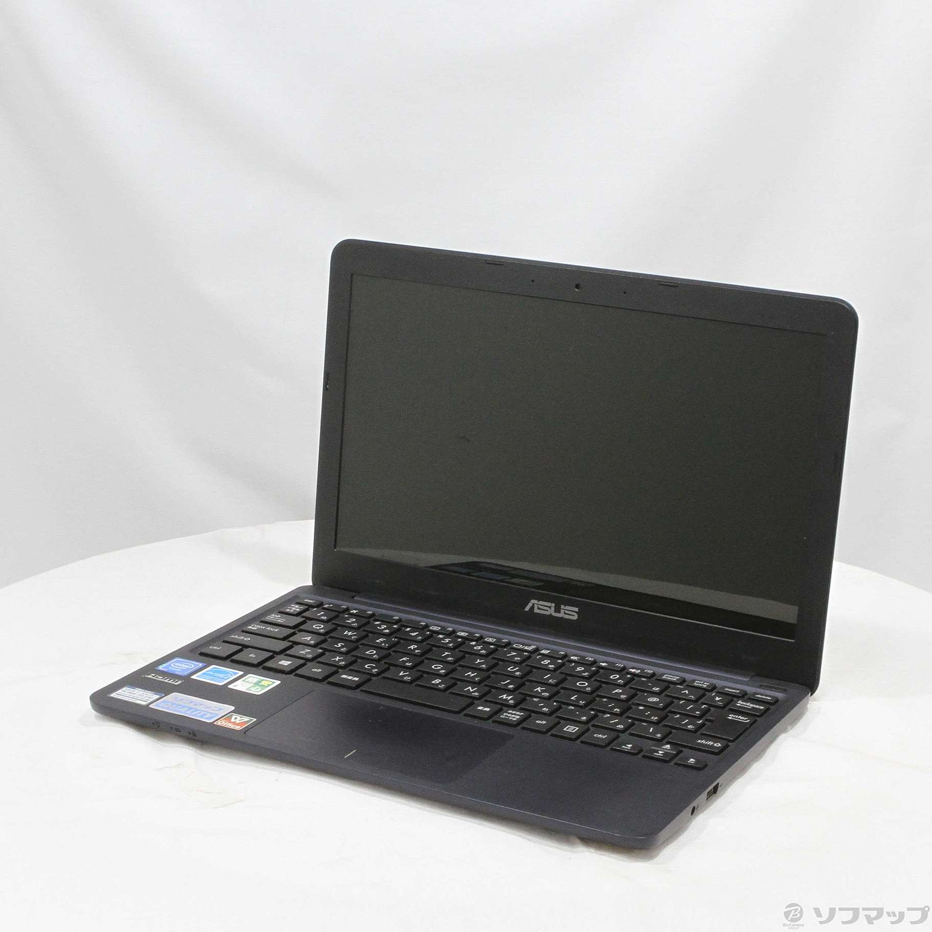 中古】格安安心パソコン VivoBook E200HA E200HA-8350B ダークブルー 〔Windows 10〕 ［Atom x5-Z8350  (1.44GHz)／4GB／eMMC32GB／11.6インチワイド］ [2133055919688] リコレ！|ビックカメラグループ  ソフマップの中古通販サイト