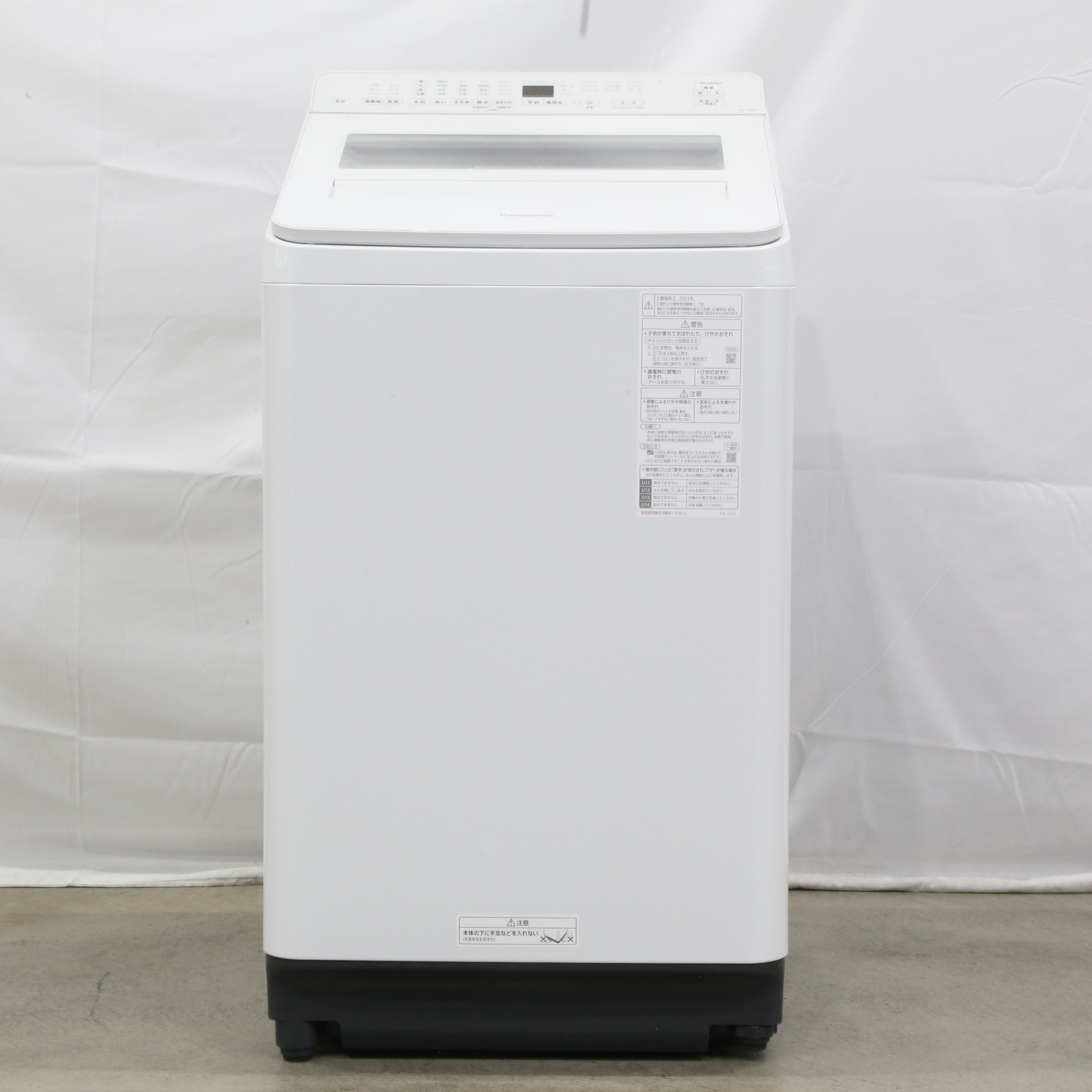 中古】〔展示品〕 全自動洗濯機 FAシリーズ ホワイト NA-FA9K2-W 