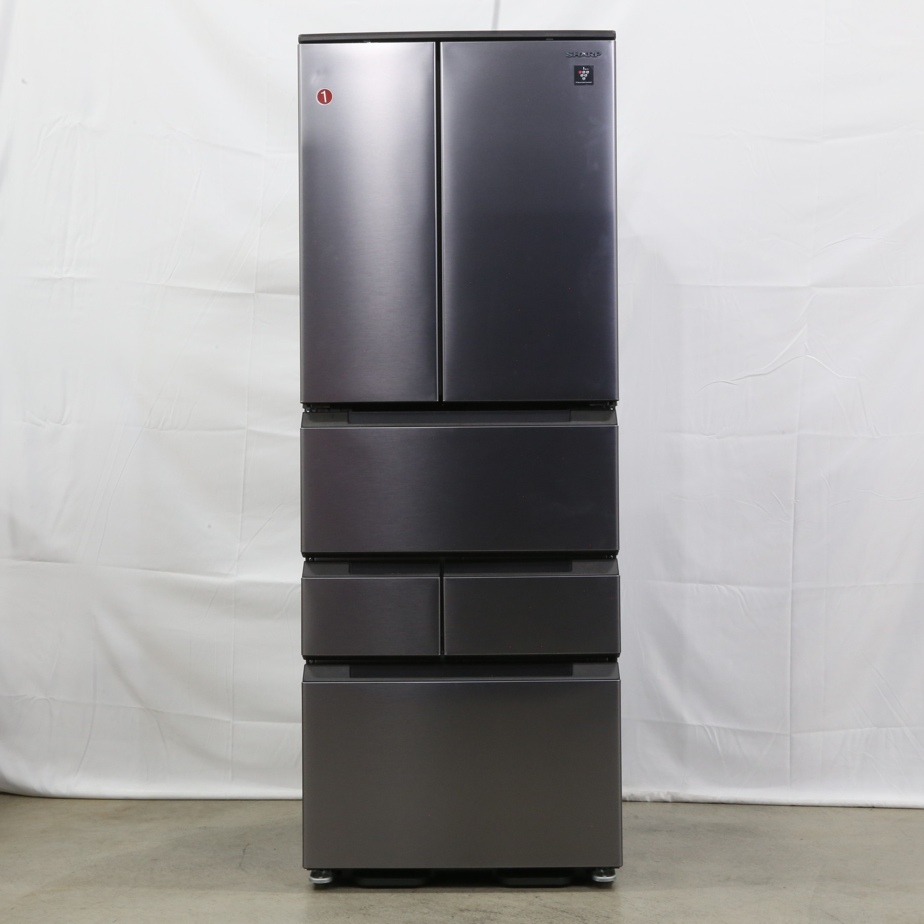 中古】〔展示品〕 プラズマクラスター冷蔵庫 ラスティックダークメタル 