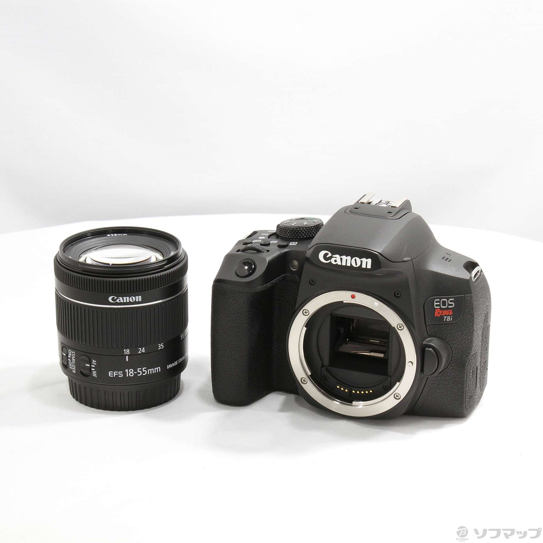 中古】セール対象品 EOS Rebel T8i EF-S 18-55mm STM レンズキット 