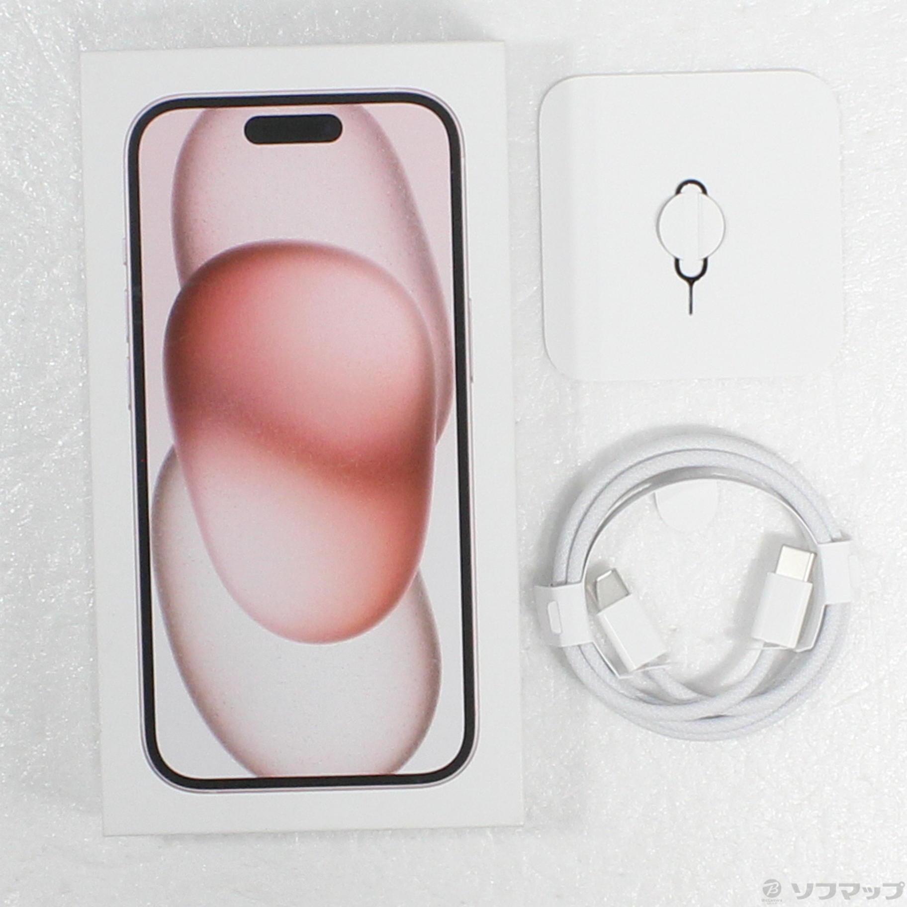 中古】iPhone15 256GB ピンク MTMP3J／A SIMフリー [2133055945007