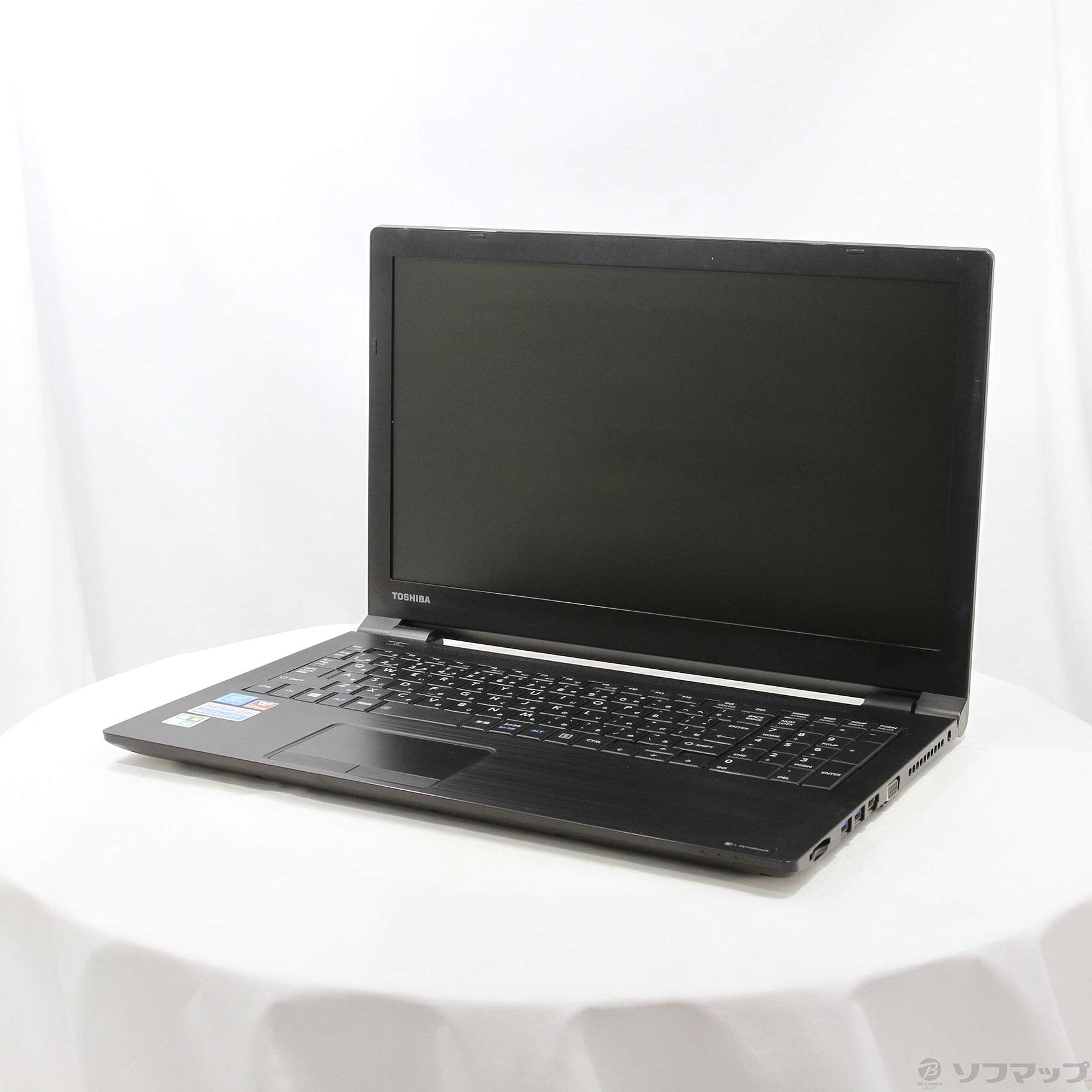 中古】格安安心パソコン dynabook B25／31EB PB25-31ESKB ブラック 〔Windows 10〕 ［Celeron 3865U  (1.8GHz)／4GB／HDD500GB／15.6インチワイド］ [2133055953958] - リコレ！|ビックカメラグループ  ソフマップの中古通販サイト