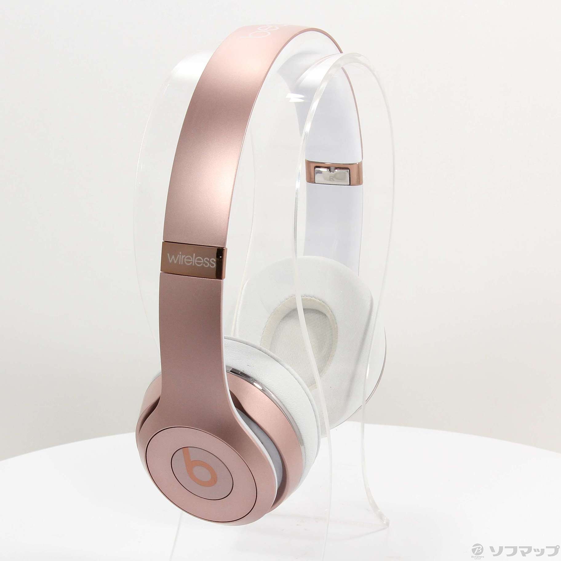 中古】〔展示品〕 Beats Solo3 Wireless ローズゴールド MX442PA／A
