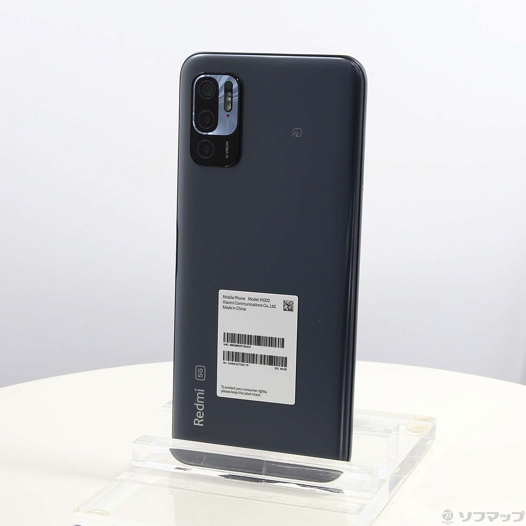 中古】Redmi Note 10 JE 64GB グラファイトグレー XIG02 au SIMフリー