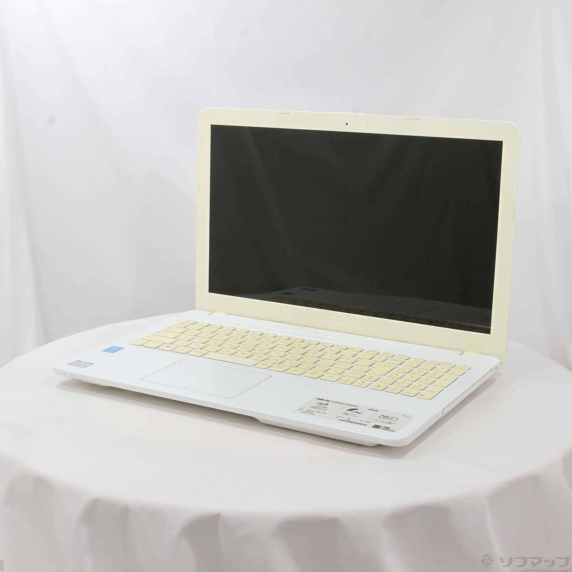 中古】VivoBook X540LA X540LA-HWHITE ホワイト 〔Windows 10 