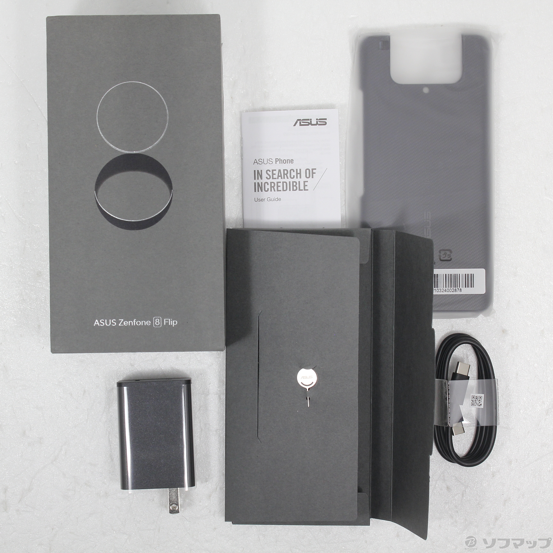 中古】Zenfone 8 Flip 128GB ギャラクティックブラック ZS672KS
