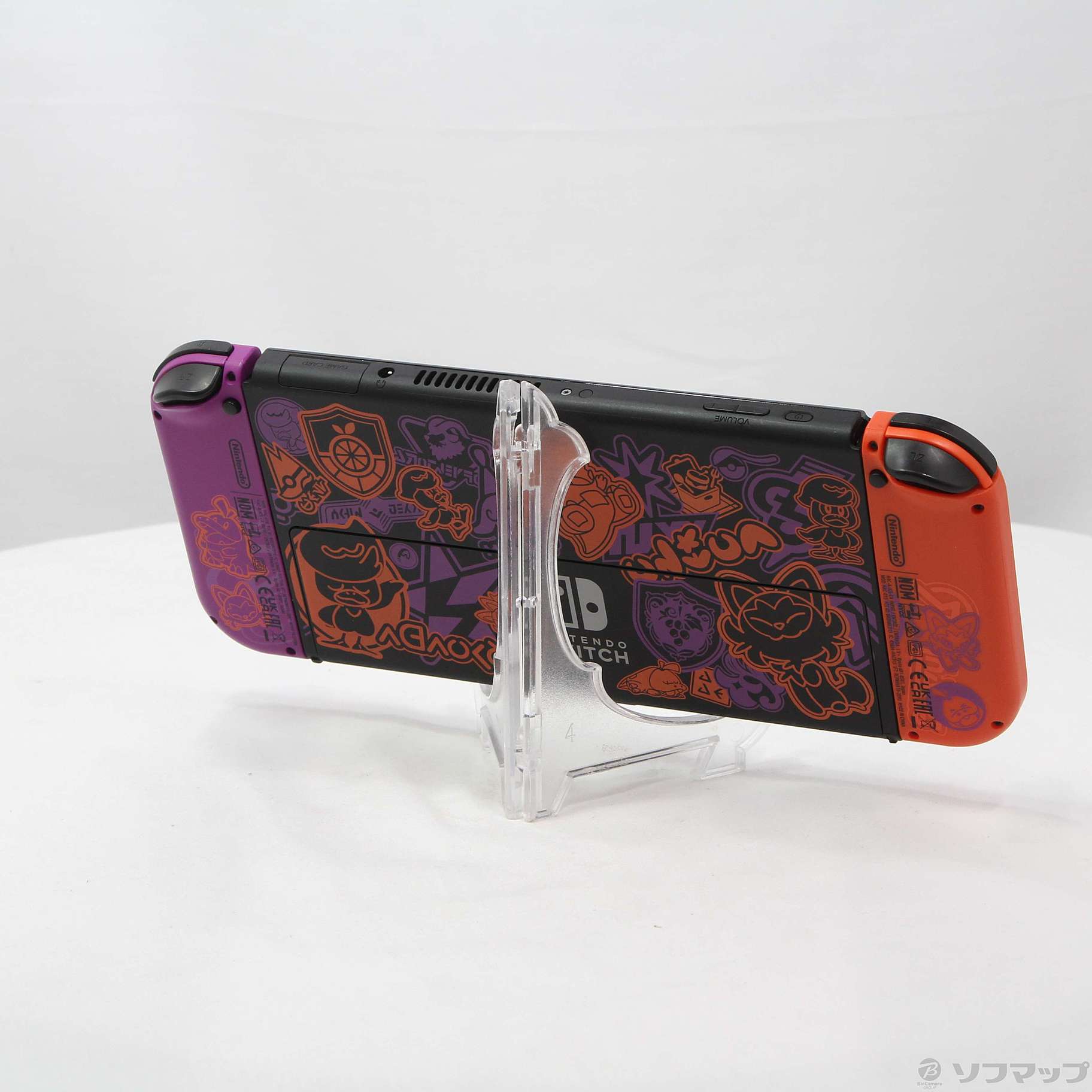 中古】Nintendo Switch 有機ELモデル スカーレット・バイオレット