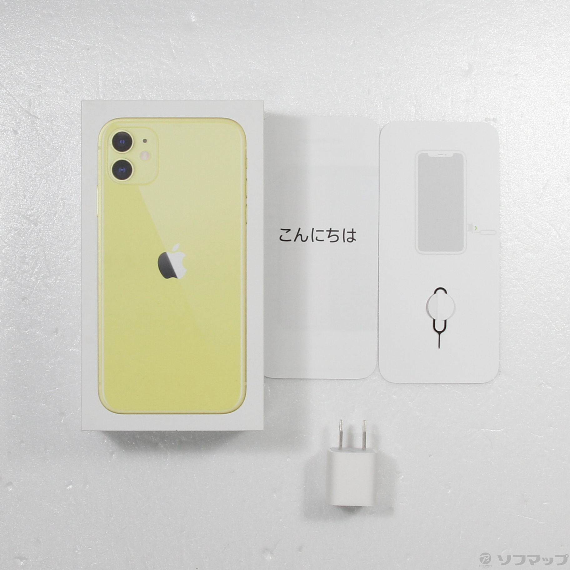 中古】iPhone11 64GB イエロー MWLW2J／A SIMフリー [2133056057174 