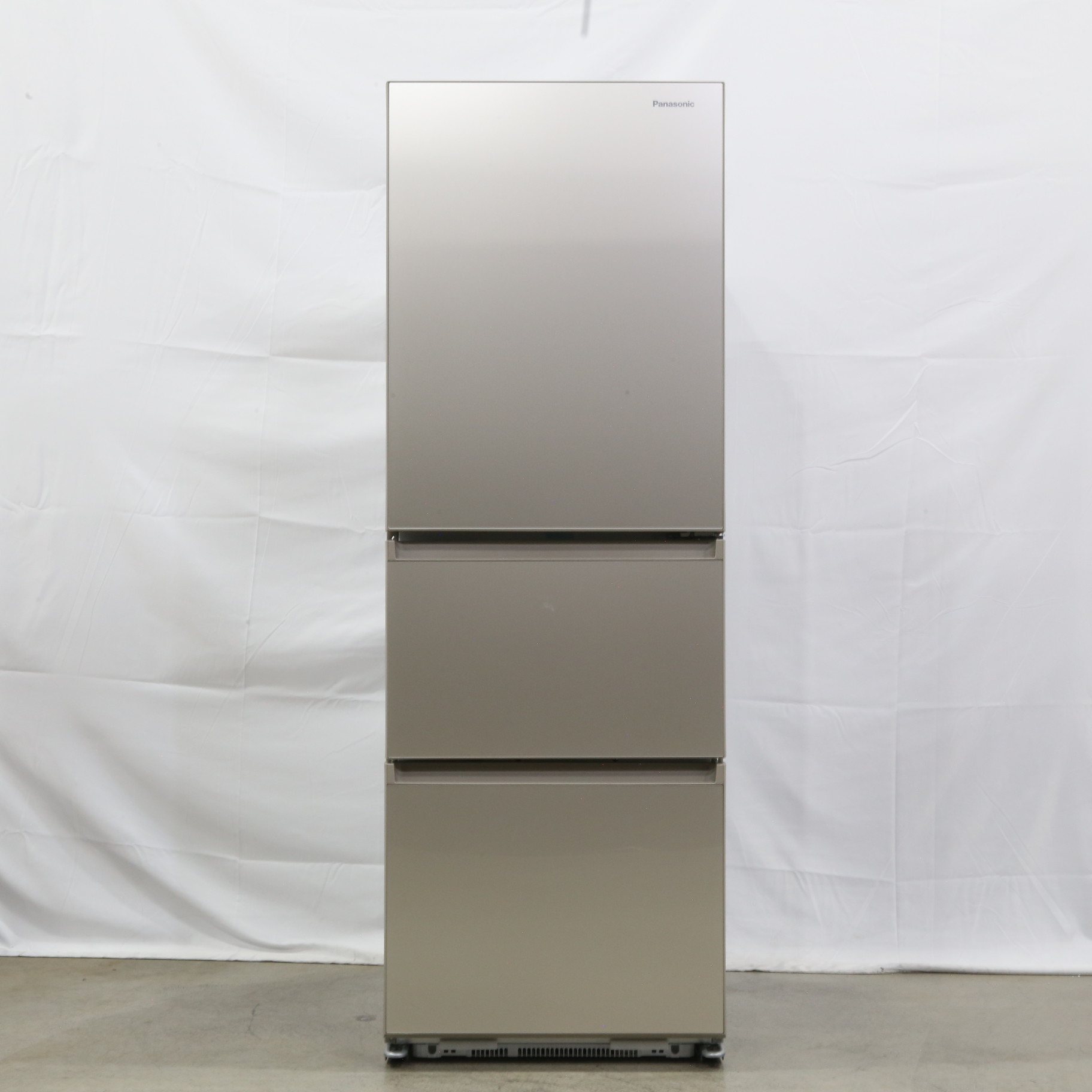 中古】〔展示品〕 冷蔵庫 GCタイプ サテンゴールド NR-C344GC-N ［幅