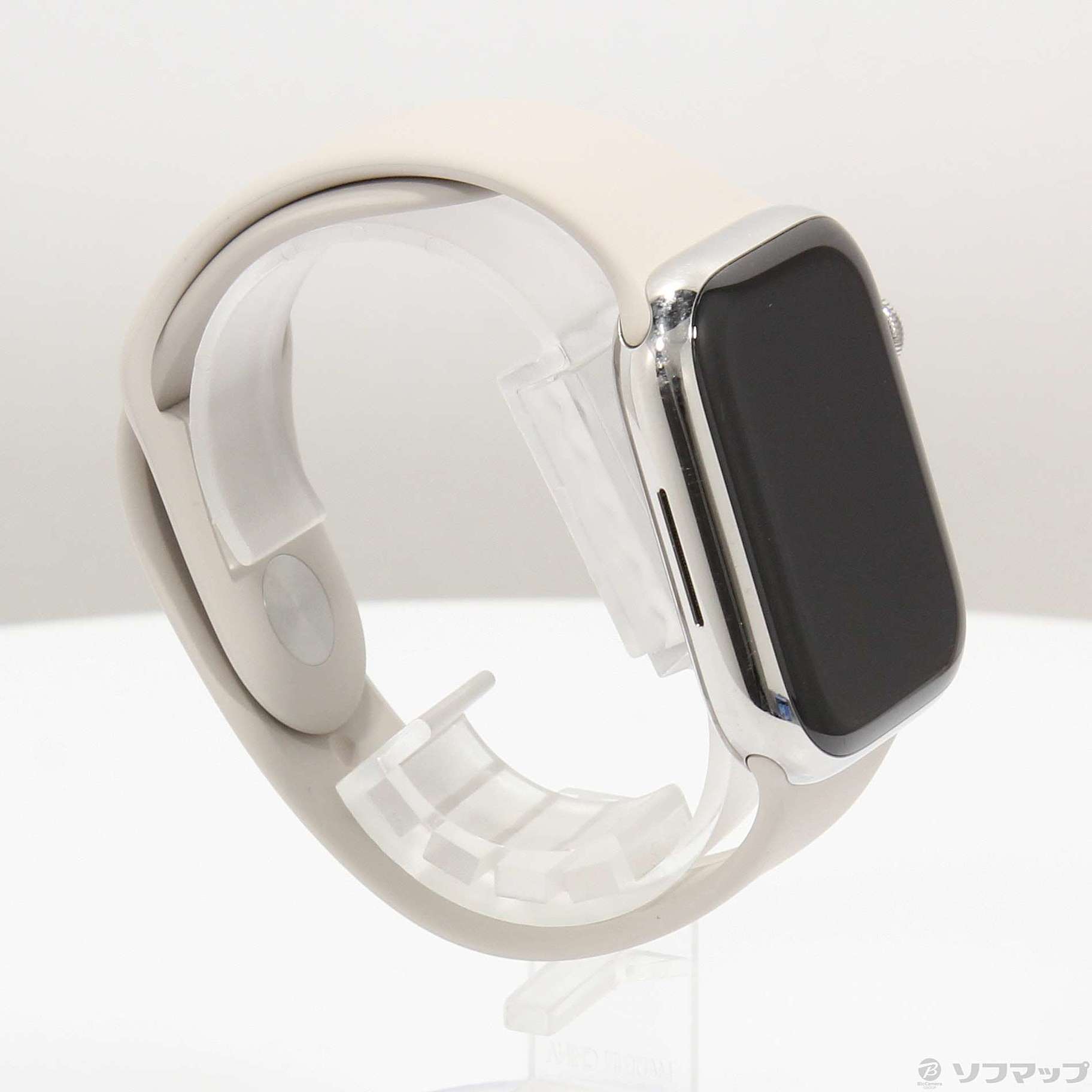 中古】Apple Watch Series 7 GPS + Cellular 45mm シルバーステンレススチールケース スターライトスポーツバンド  [2133056081698] - リコレ！|ビックカメラグループ ソフマップの中古通販サイト