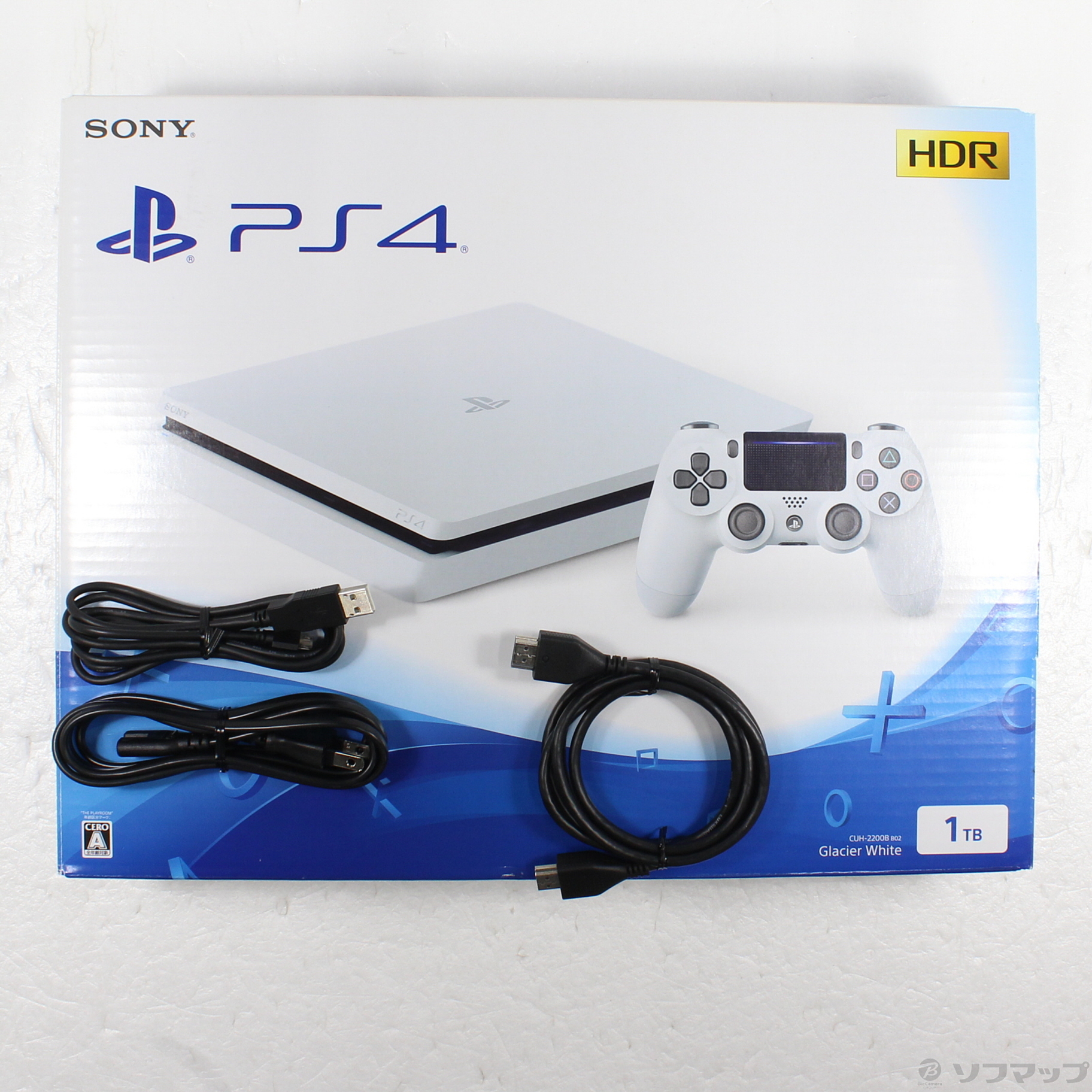 中古】PlayStation 4 グレイシャー・ホワイト 1TB CUH-2200BB02 [2133056100009] -  法人専用リコレ！|ソフマップの法人専用中古通販サイト