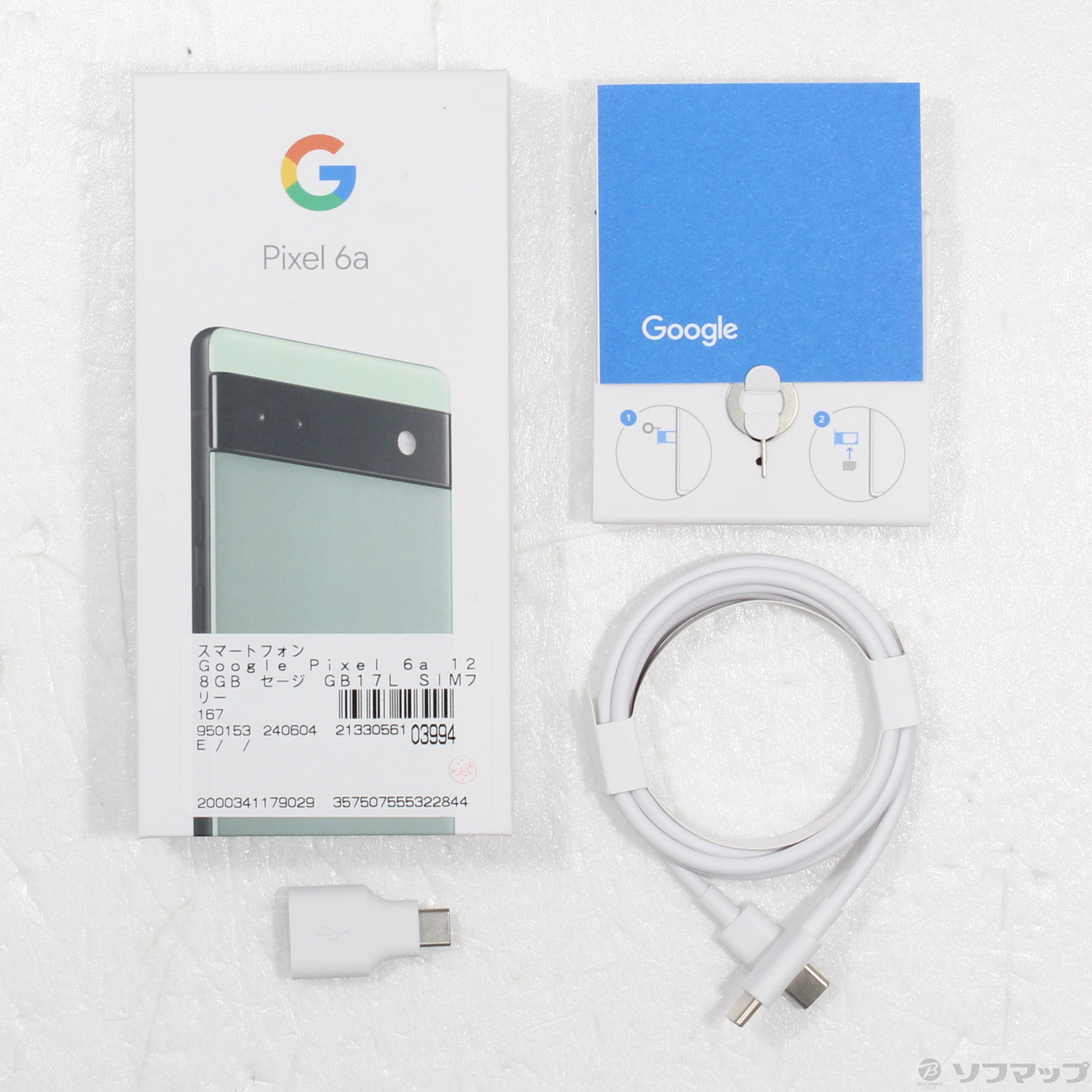 中古】Google Pixel 6a 128GB セージ GB17L SIMフリー [2133056103994