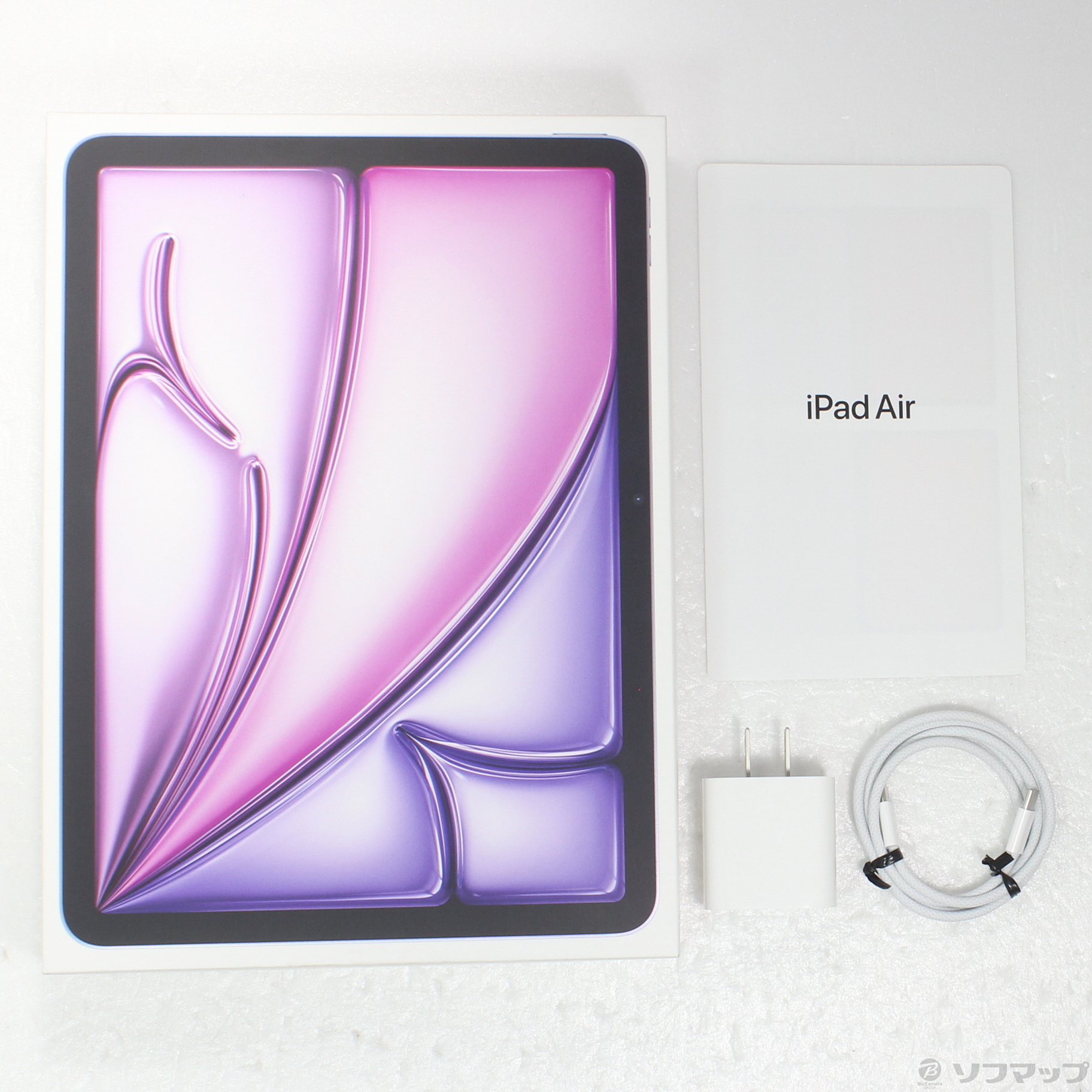 中古】iPad Air 11インチ 第6世代 128GB パープル MUWF3J／A Wi-Fi 