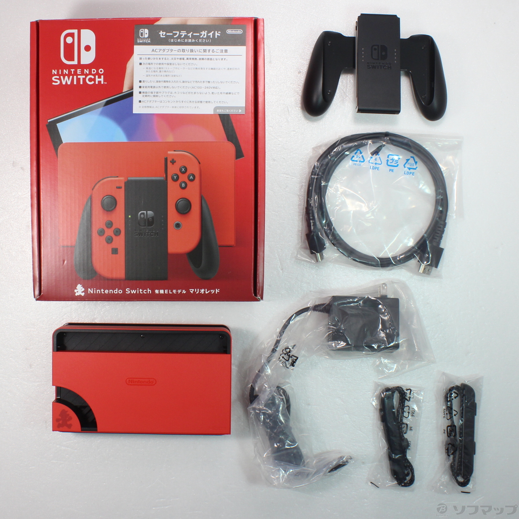 中古品〕 Nintendo Nintendo Switch 有機ELモデル マリオレッド｜の 