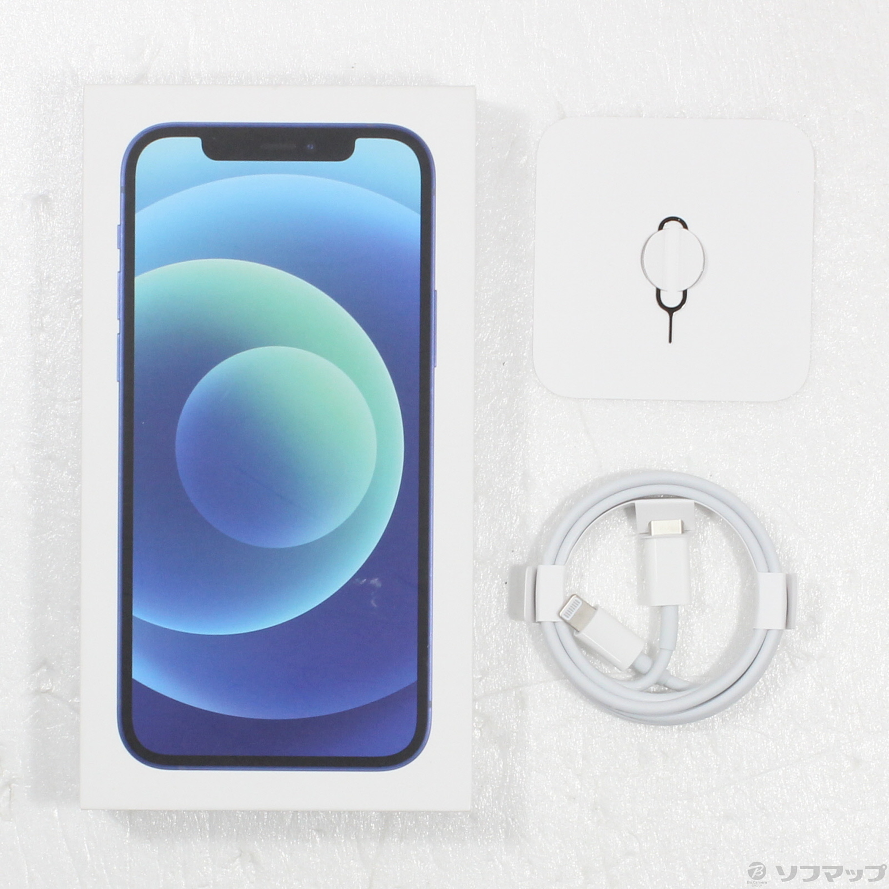 中古】iPhone12 256GB ブルー MGJ33J／A SIMフリー [2133056147233 