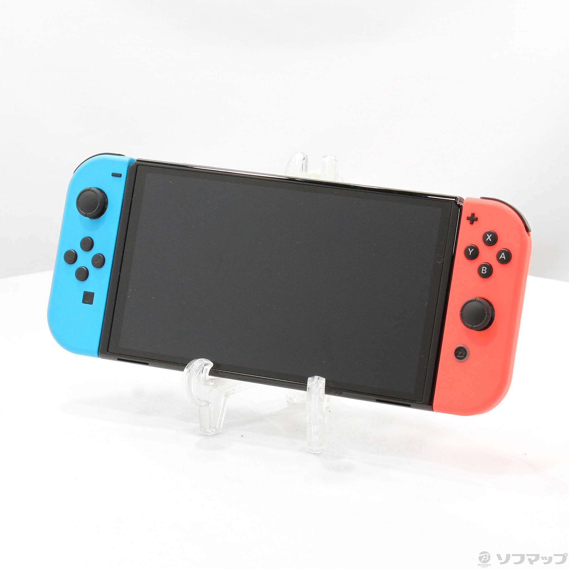 中古品〕 Nintendo Switch 有機ELモデル Joy-Con(L) ネオンブルー／(R 