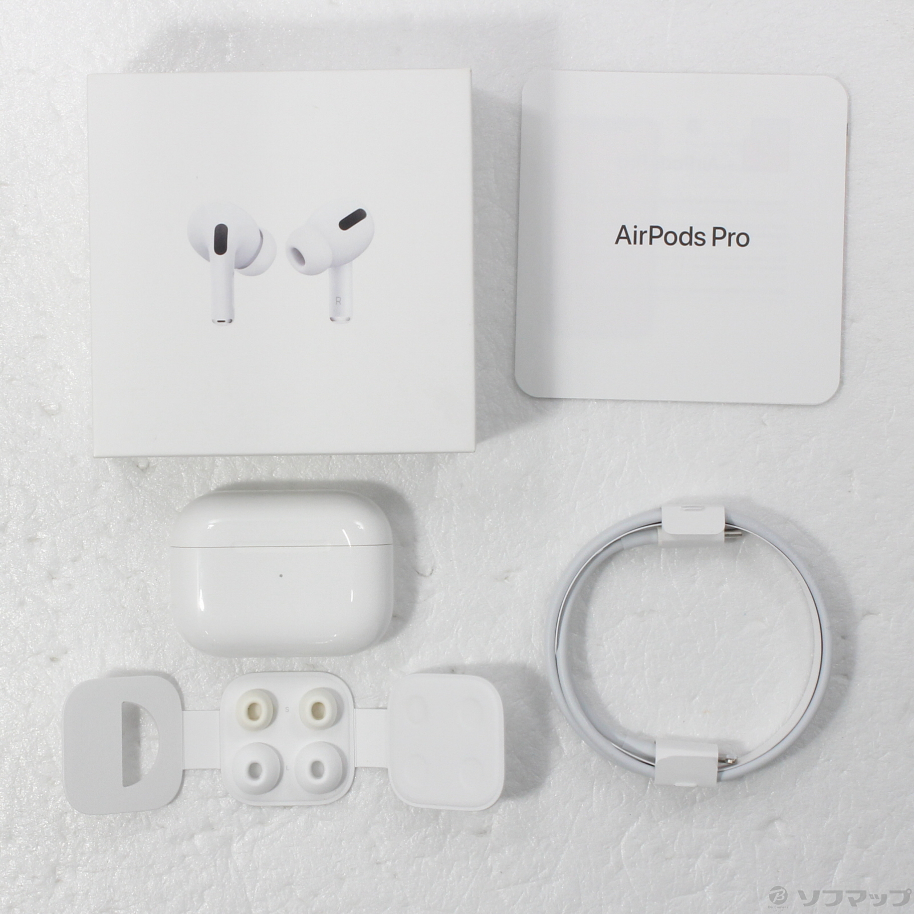 中古】AirPods Pro 第1世代 MWP22J／A ノイズあり [2133056158444