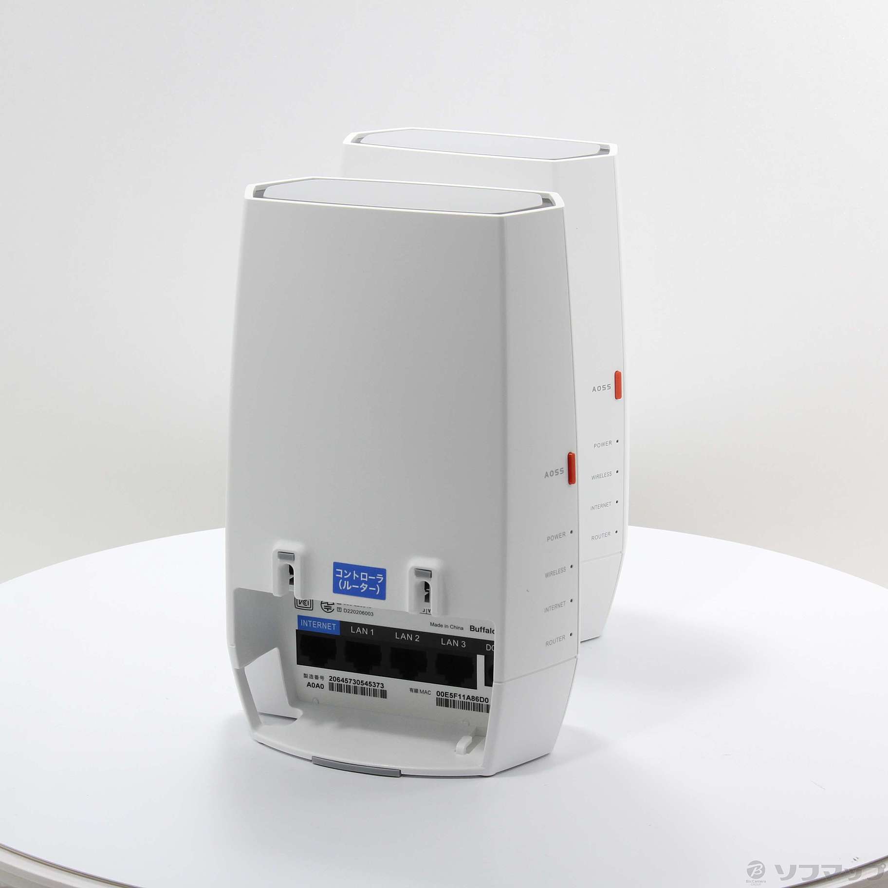 中古】〔展示品〕 WNR-3000AX4／2S 親機・中継機2台セット