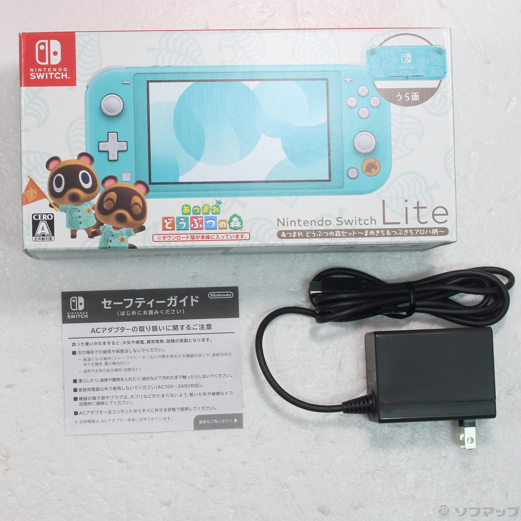 中古】Nintendo Switch Lite あつまれ どうぶつの森セット ~まめきち&つぶきちアロハ柄~ [2133056171856] -  法人専用リコレ！|ソフマップの法人専用中古通販サイト