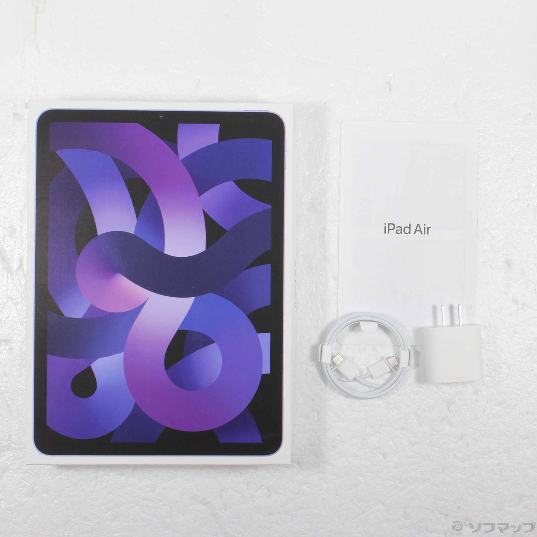 中古】iPad Air 第5世代 64GB パープル MME23J／A Wi-Fi