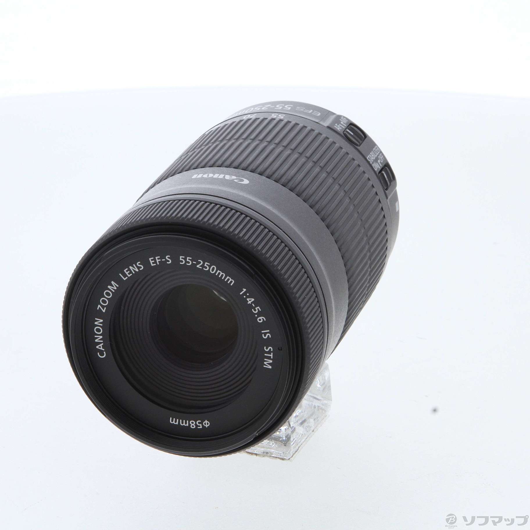 Canon EFS55-250mm レンズ　フード、レンズプロテクター付き Amazon | ピーシーエーテック Canon レンズフード 互換品 ET-63