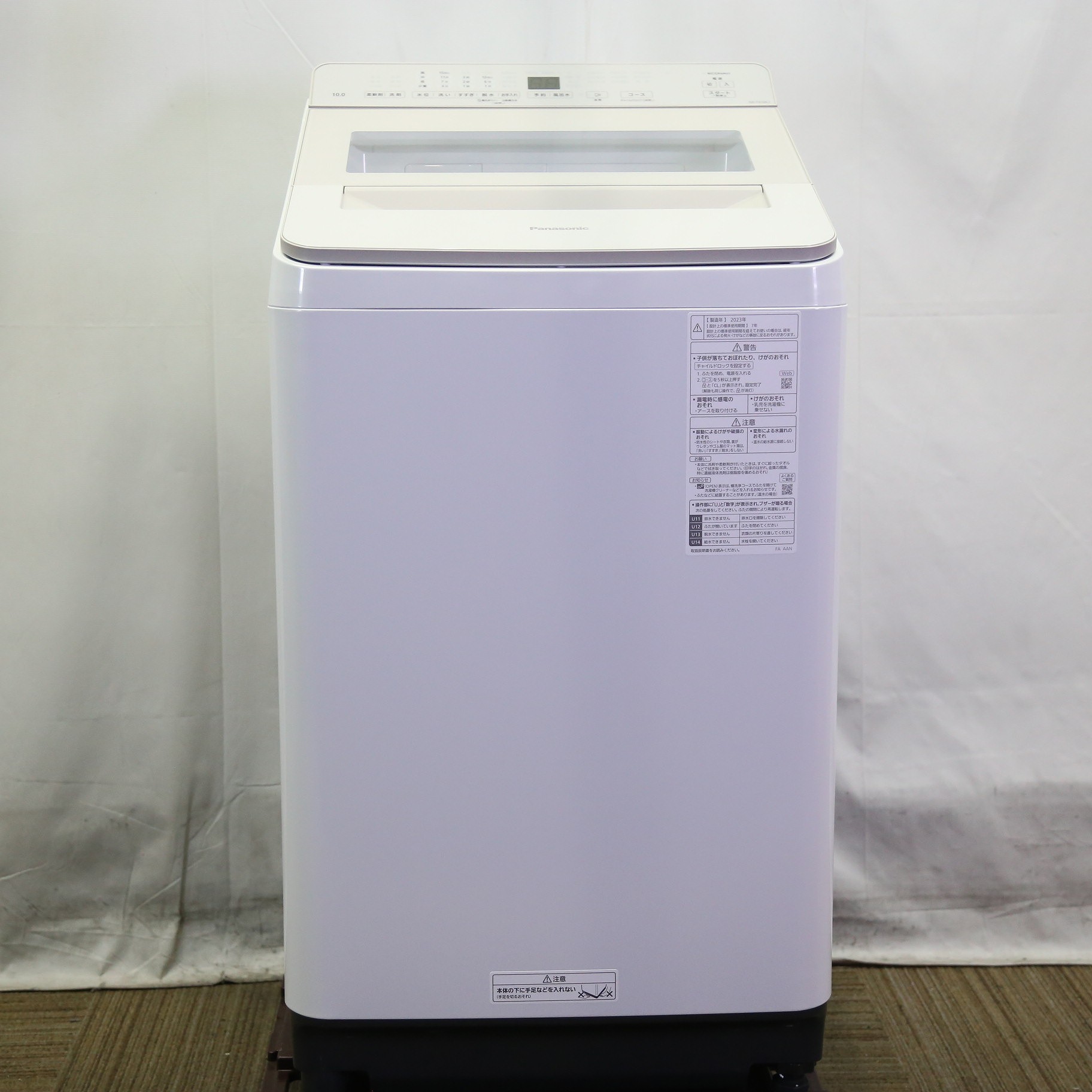 中古】〔展示品〕 全自動洗濯機 FAシリーズ シャンパン NA-FA10K2-N