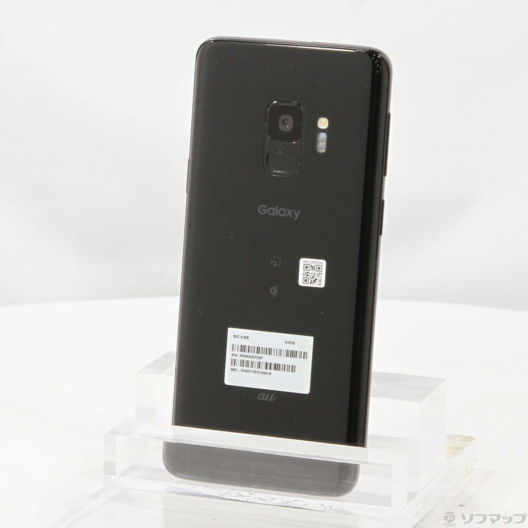 中古】GALAXY S9 64GB ミッドナイトブラック SCV38 auロック解除SIMフリー [2133056191281] -  リコレ！|ビックカメラグループ ソフマップの中古通販サイト