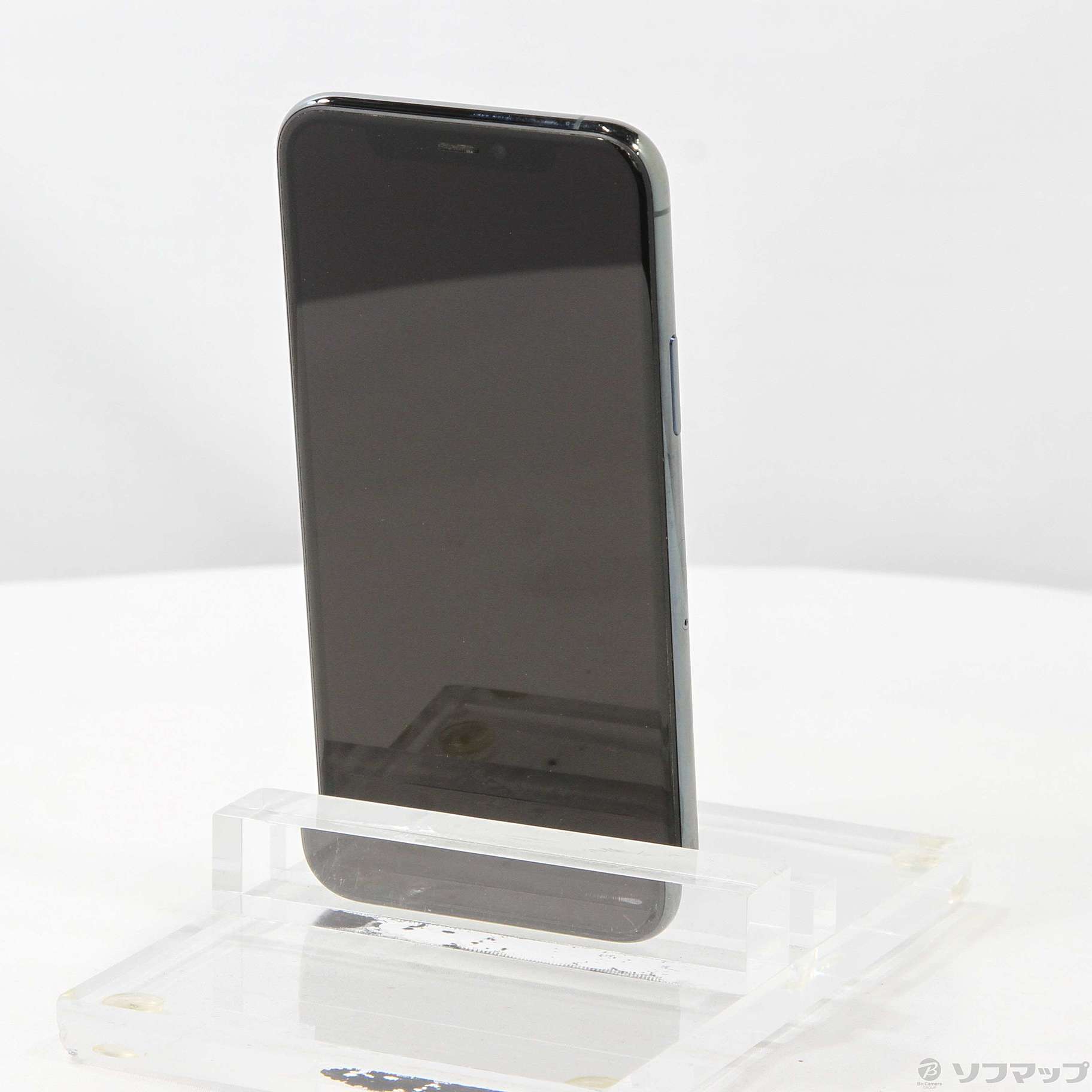 中古】iPhone11 Pro 64GB ミッドナイトグリーン MWC62J／A SIMフリー 