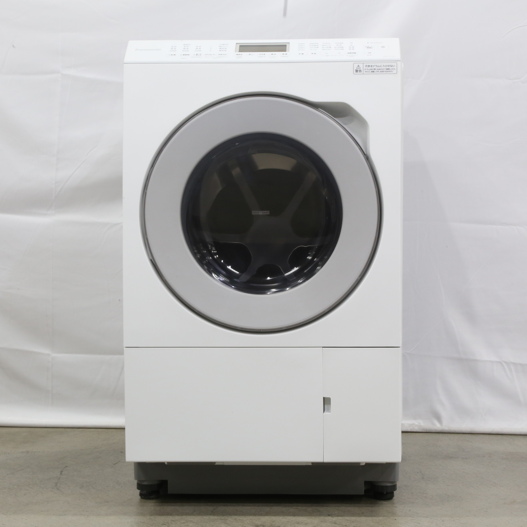 〔中古品〕 ドラム式洗濯乾燥機 LXシリーズ マットホワイト NA-LX127CL-W ［洗濯12.0kg ／乾燥6.0kg ／ヒートポンプ乾燥  ／左開き］