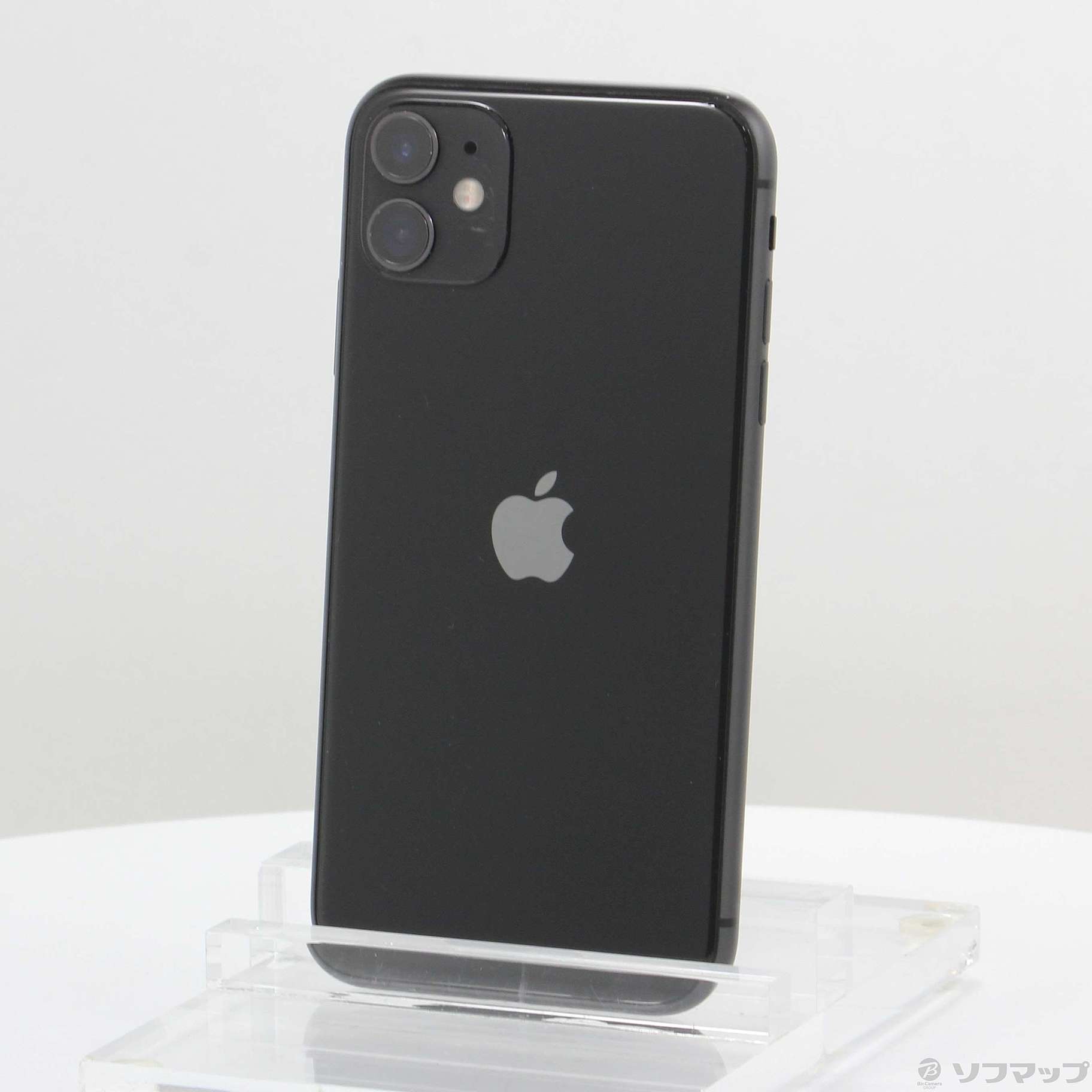 中古】iPhone11 64GB ブラック MWLT2J／A SoftBank [2133056193360  