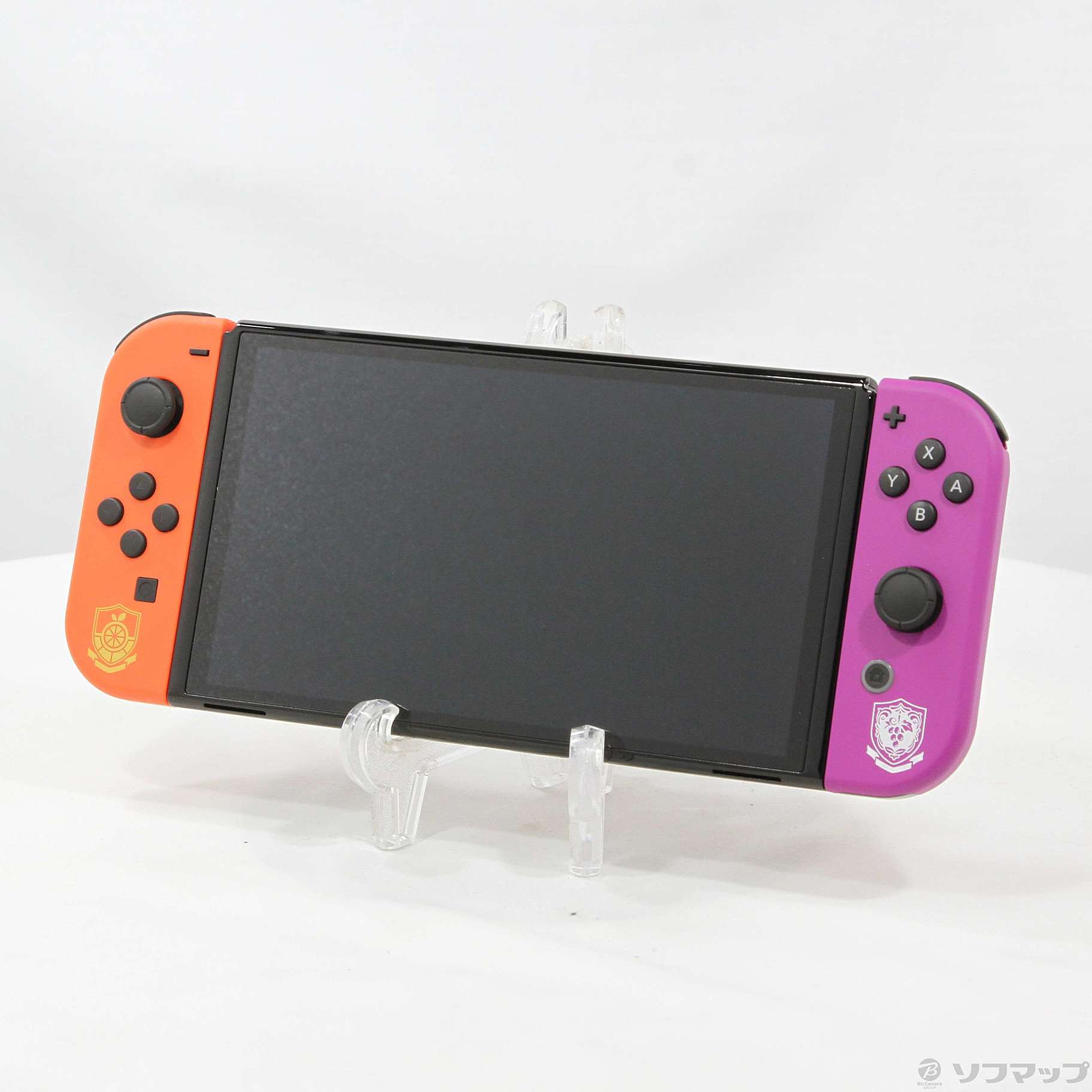 中古】Nintendo Switch 有機ELモデル スカーレット・バイオレット 