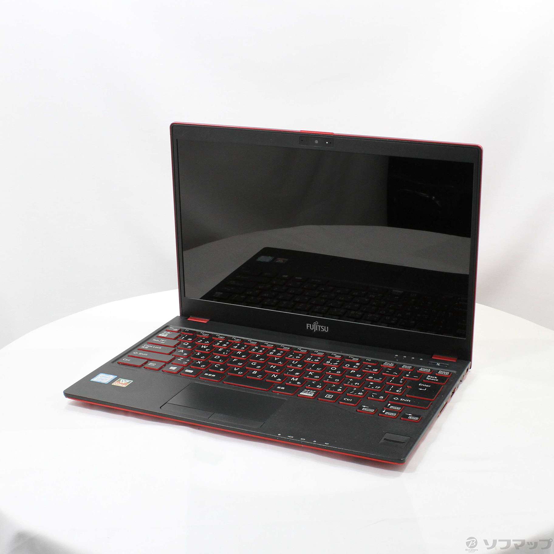 中古】LIFEBOOK UH90／B3 FMVU9B3RDB サテンレッド ［Core-i7-8550U  (1.8GHz)／8GB／SSD256GB／13.3インチワイド］ [2133056200464] - リコレ！|ビックカメラグループ  ソフマップの中古通販サイト