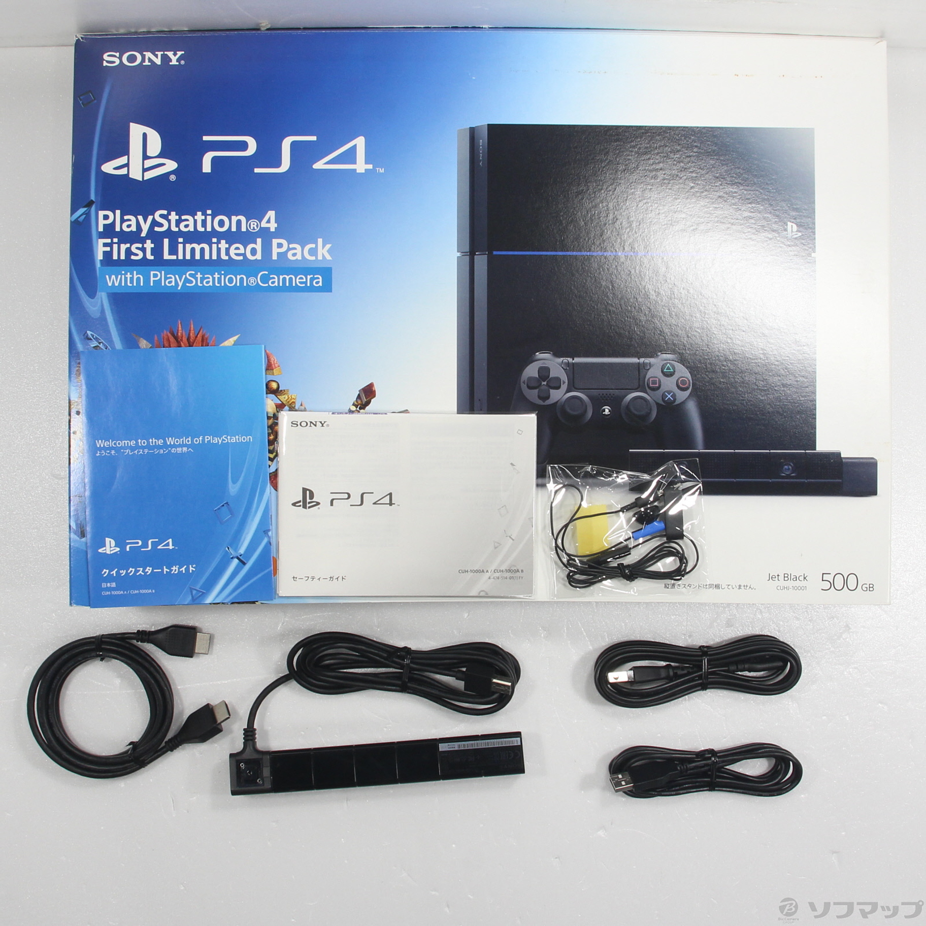 中古】PlayStation 4 First Limited Pack with PlayStation Camera CUHJ-10001  [2133056202116] - リコレ！|ビックカメラグループ ソフマップの中古通販サイト