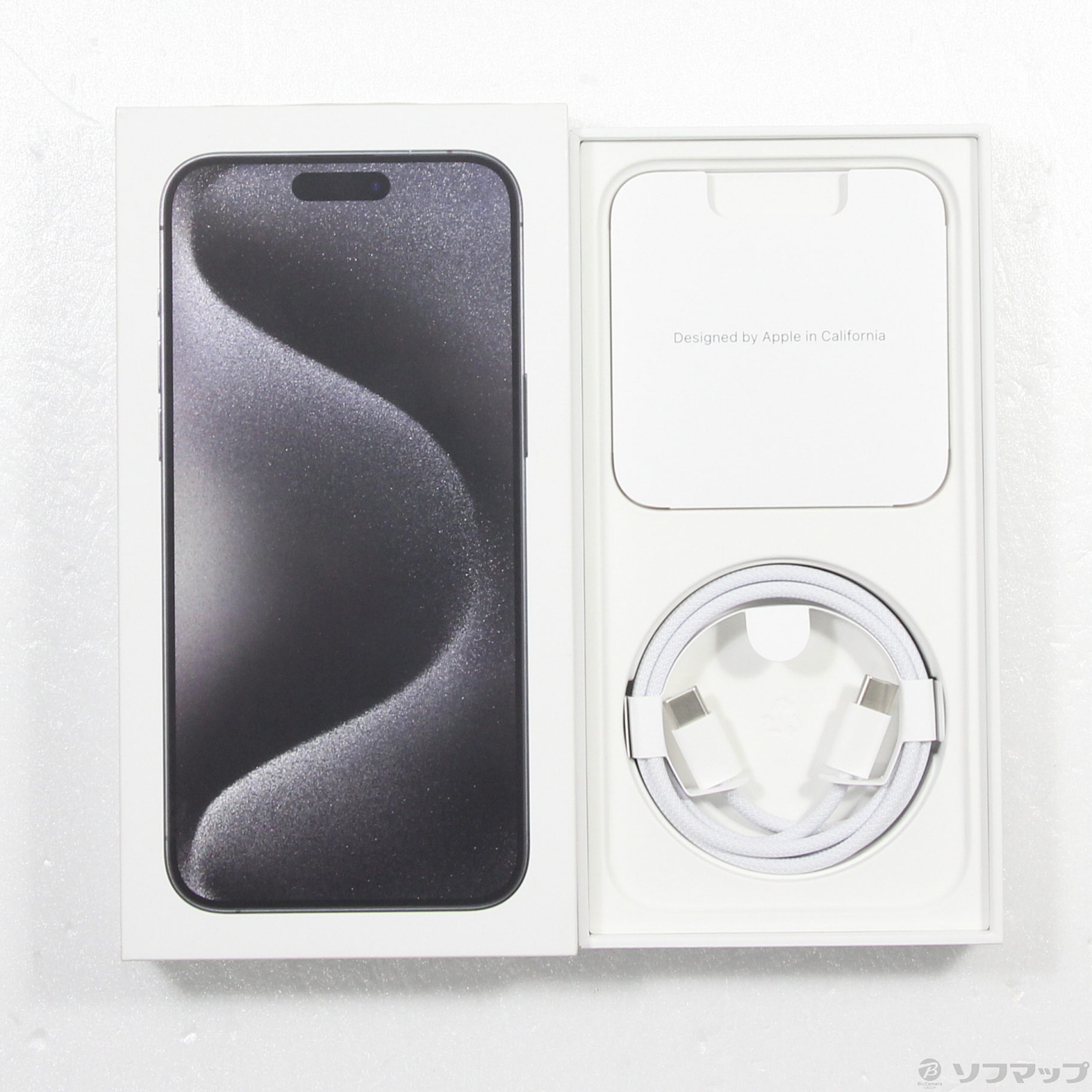 中古】iPhone15 Pro Max 1TB ブラックチタニウム MU6Y3J／A SIMフリー