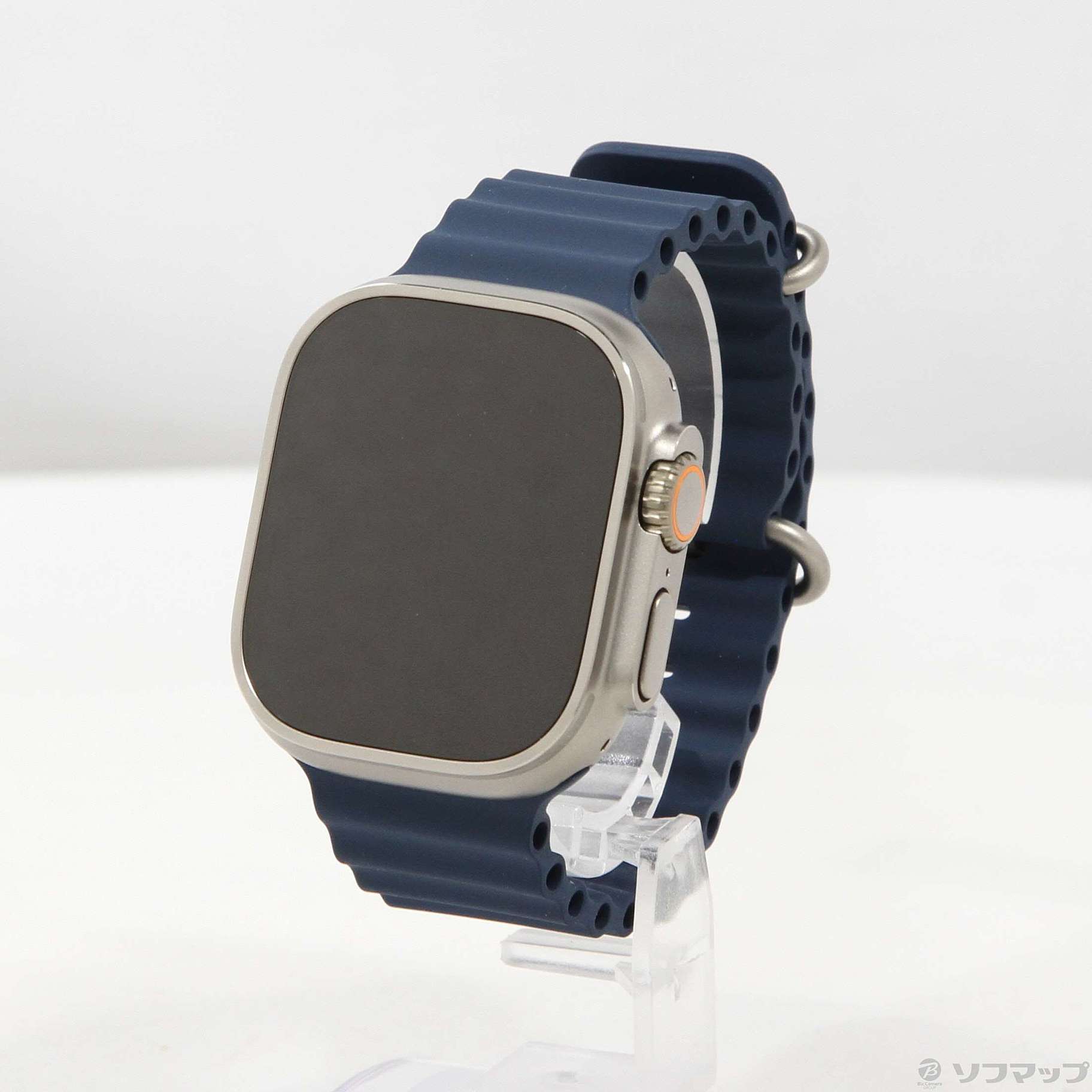 最終決算 Apple Watch ultra +オーシャンバンド ブルー スマホアクセサリー
