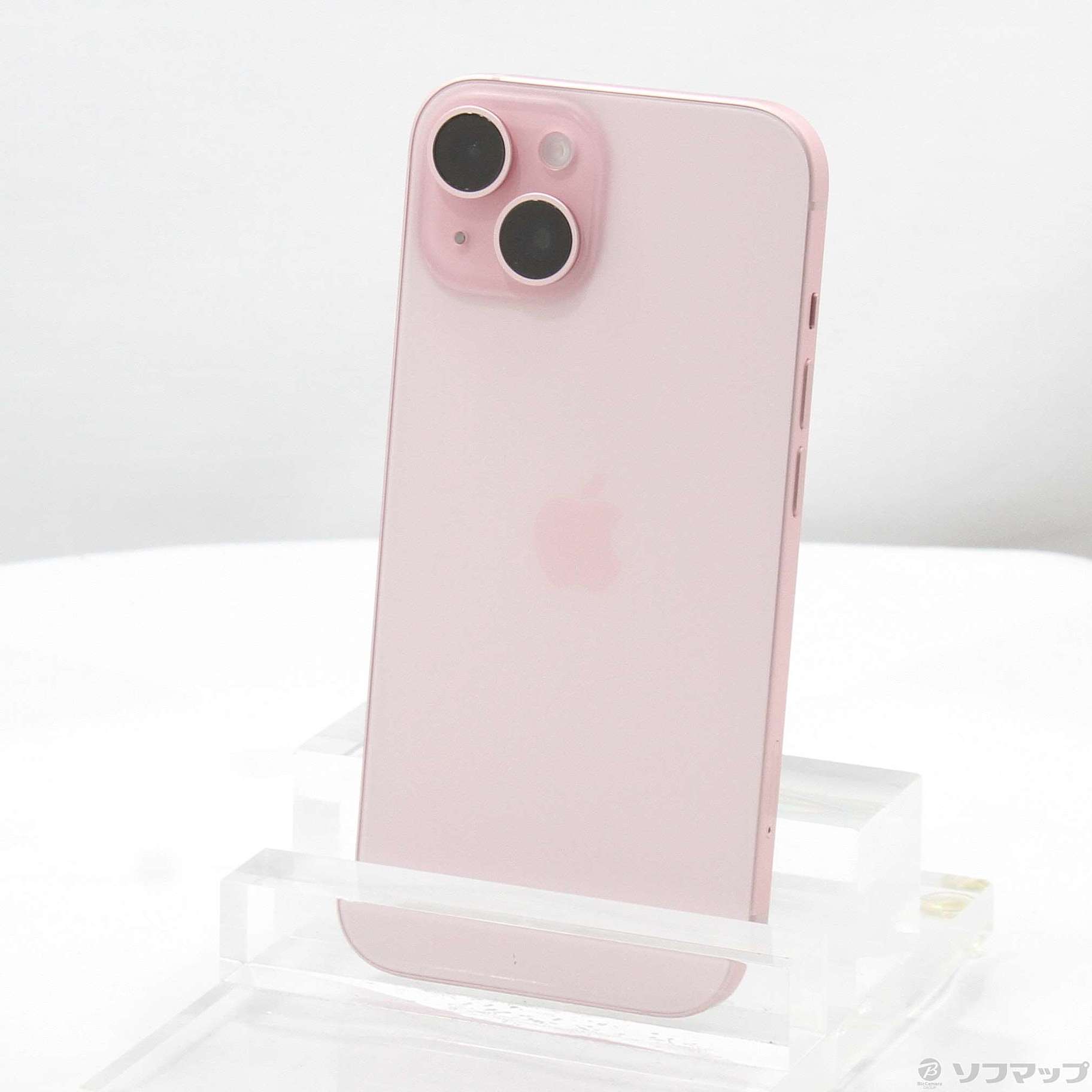 中古】iPhone15 128GB ピンク MTMJ3J／A SIMフリー [2133056245724