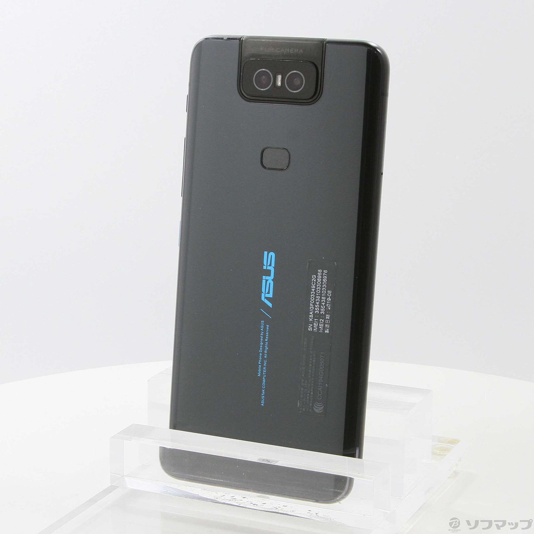 ZenFone 6 128GB ミッドナイトブラック ZS630KL-BK128S6 SIMフリー