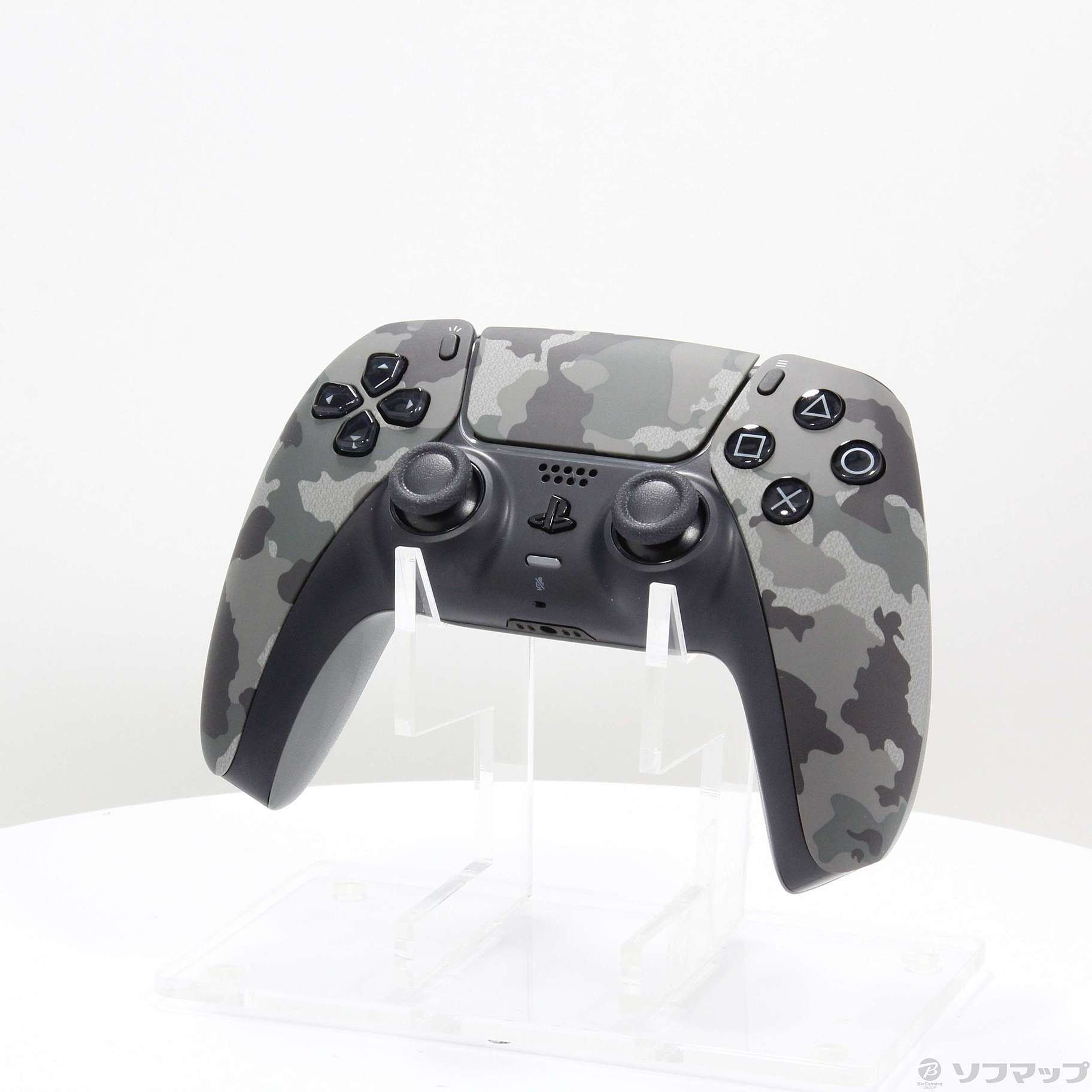中古】DualSense ワイヤレスコントローラー グレー カモフラージュ