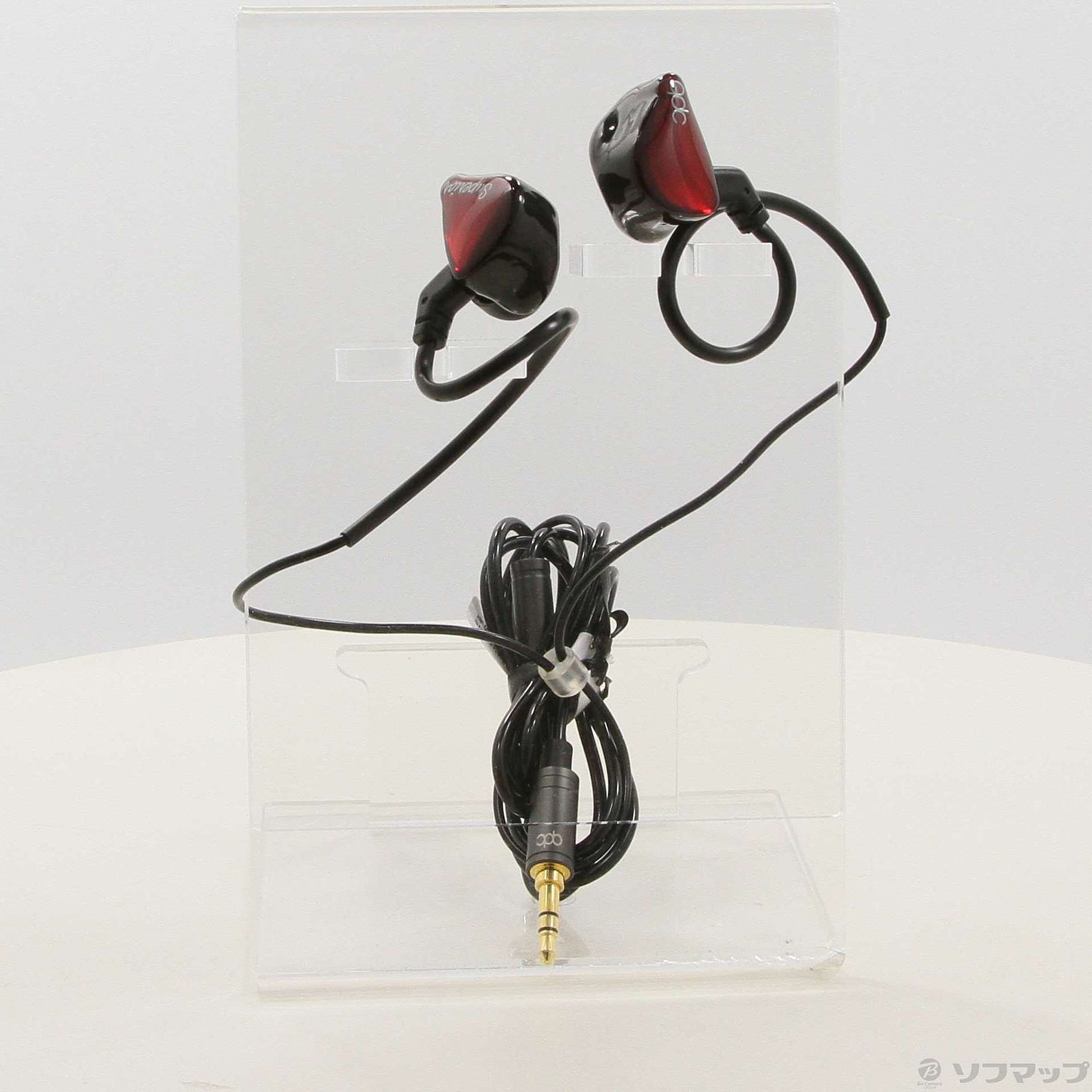 美品】qdc SUPERIOR Vermilion Red ケーブル2本付き
